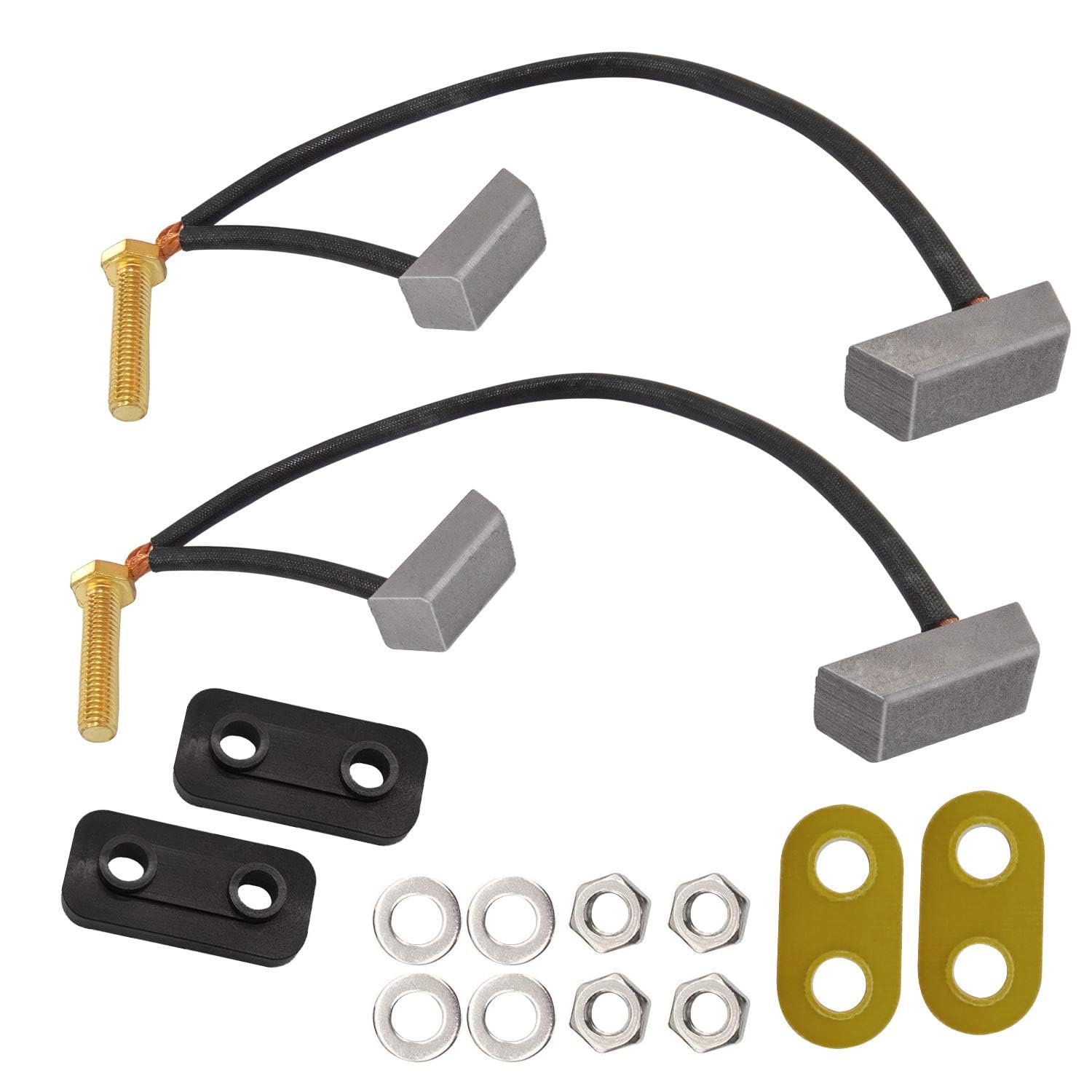 High-Performance Golf Cart Motor Brushes Kit - Compatible with Club Car Electric 1994+ (36V & 48V) & Yamaha G8 G9 G14 G16 GE Models - Perfect for Golf Cart Maintenance & Performance Upgrades