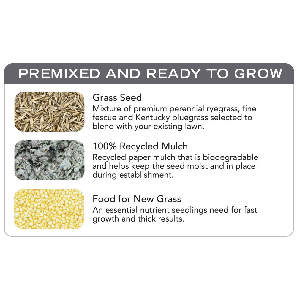 Scotts PatchMaster Sun & Shade Lawn Repair Mix - 4.75 lb Bag with Grass Seed, Fertilizer & Mulch for Fast Lawn Repair - Perfect for Bare Spots, Dog Damage & High Traffic Areas in Yards
