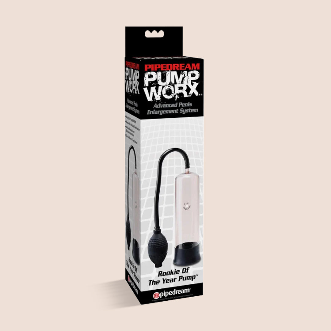 Pump Worx Rookie of the Year Penis Pump - Advanced Male Enhancement System for Size & Performance | At-Home Use, Gym, Pre-Intimacy Preparation