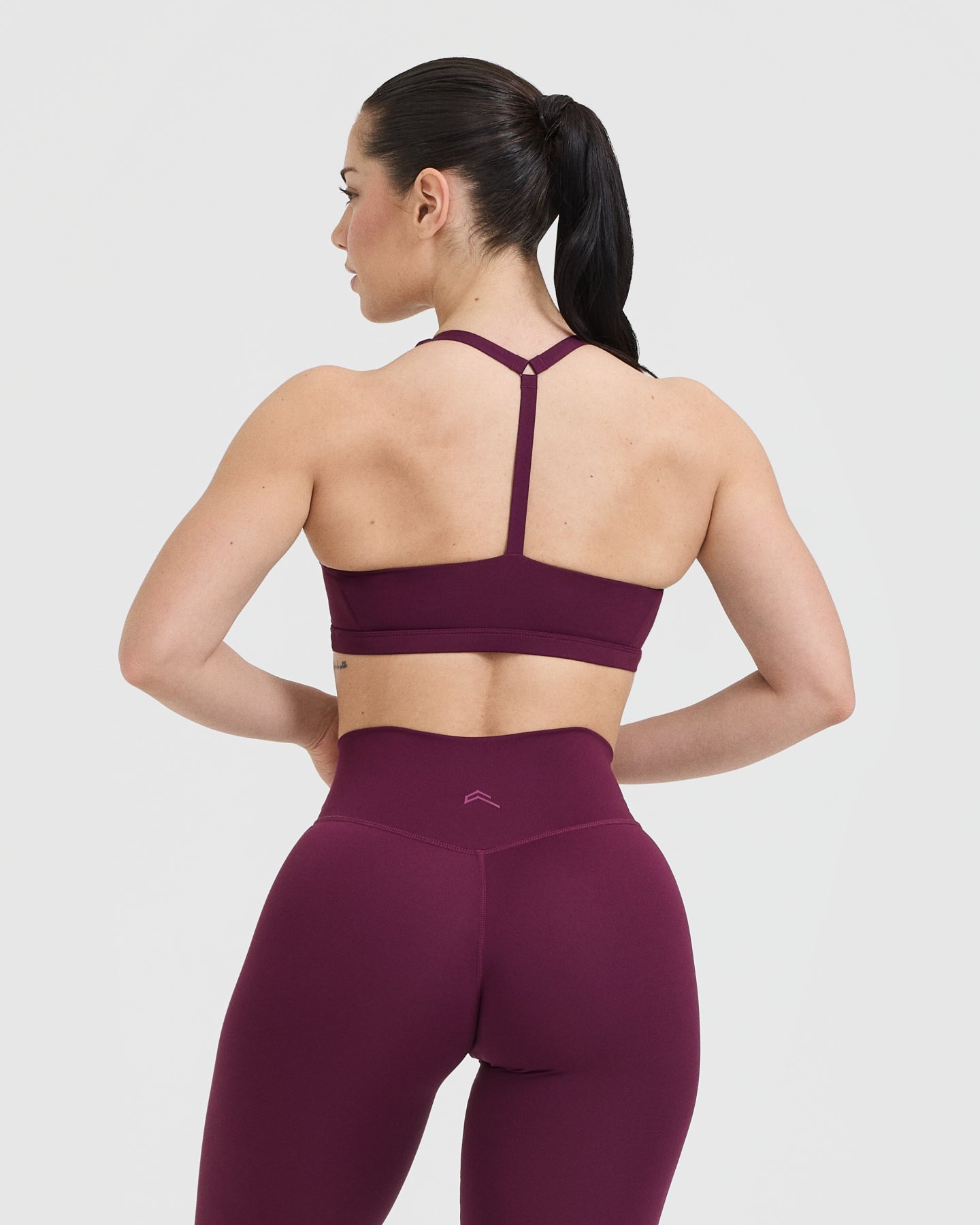 Timeless Square Neck Sports Bra for Women - High Support Workout Top for Yoga, Running & Gym | Ripe Fig - Perfect for Active Lifestyles & Fitness Enthusiasts