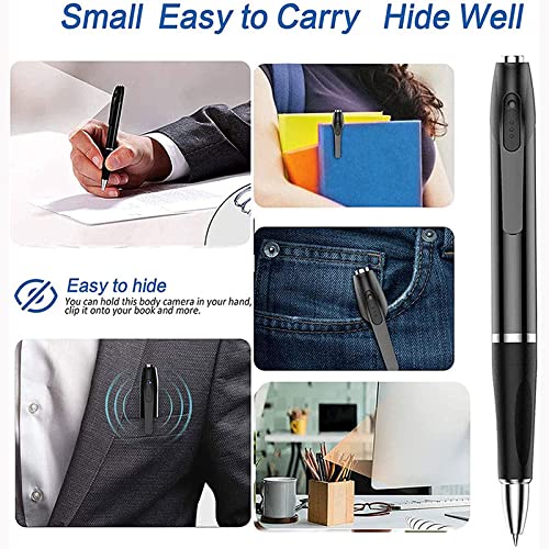 Asleesha Hidden Spy Pen Camera - 1080P HD Video Recorder with Audio, Mini Covert Surveillance Device for Home Security, Office Meetings & Personal Safety
