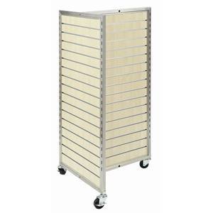 3-Way Slatwall Display for Retail Stores - Durable Wall Shelving System for Organizing & Displaying Products - Perfect for Clothing, Accessories & Home Decor