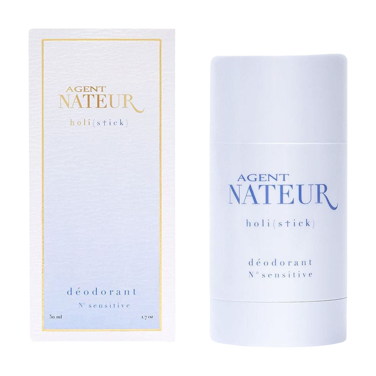 Holi Sensitive Deodorant Stick for Women & Men - Natural & Gentle Formula for Sensitive Skin - Perfect for Daily Use at Home, Work & Gym