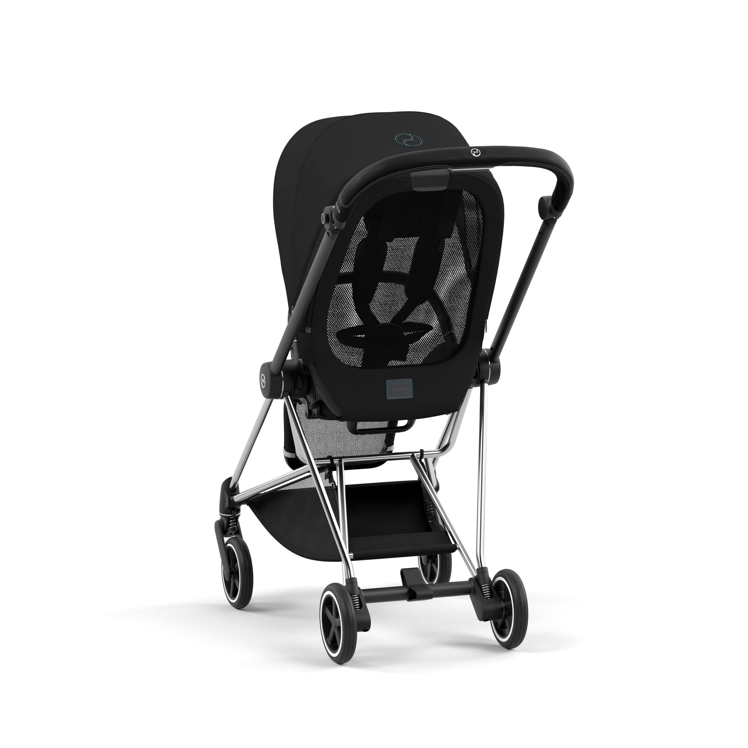 Cybex Mios 3 Complete Stroller in Chrome/Black - Lightweight Luxury Baby Stroller for Urban Travel & Everyday Use
