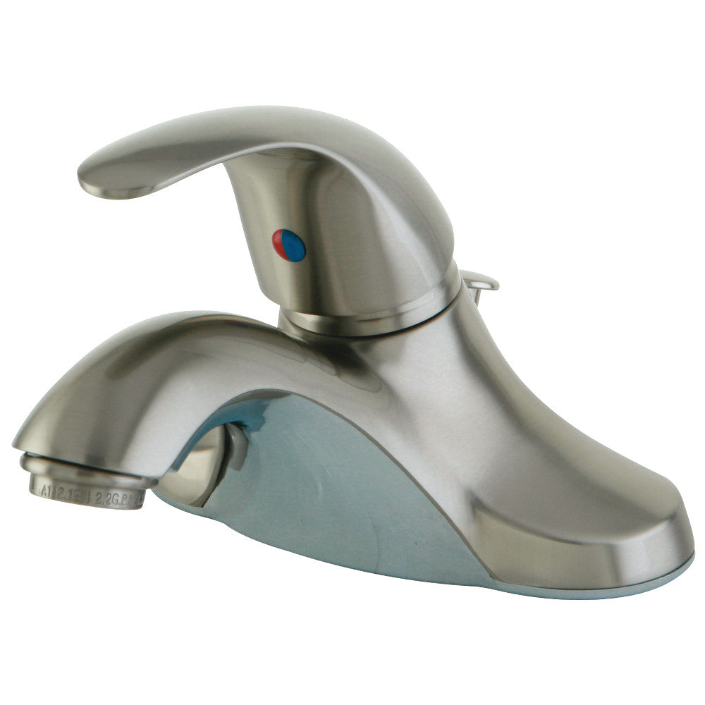 Kingston Brass KB6542LL Single Handle 4 in. Centerset Bathroom Faucet