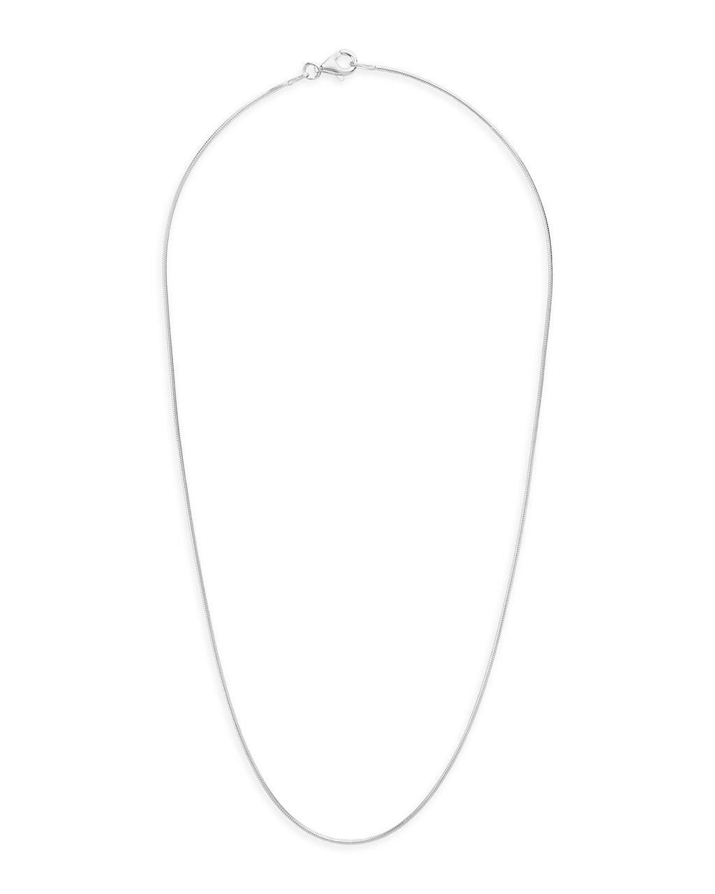 Men's Sterling Silver Snake Chain Necklace - Durable & Hypoallergenic Jewelry for Everyday Wear, Gifts & Special Occasions