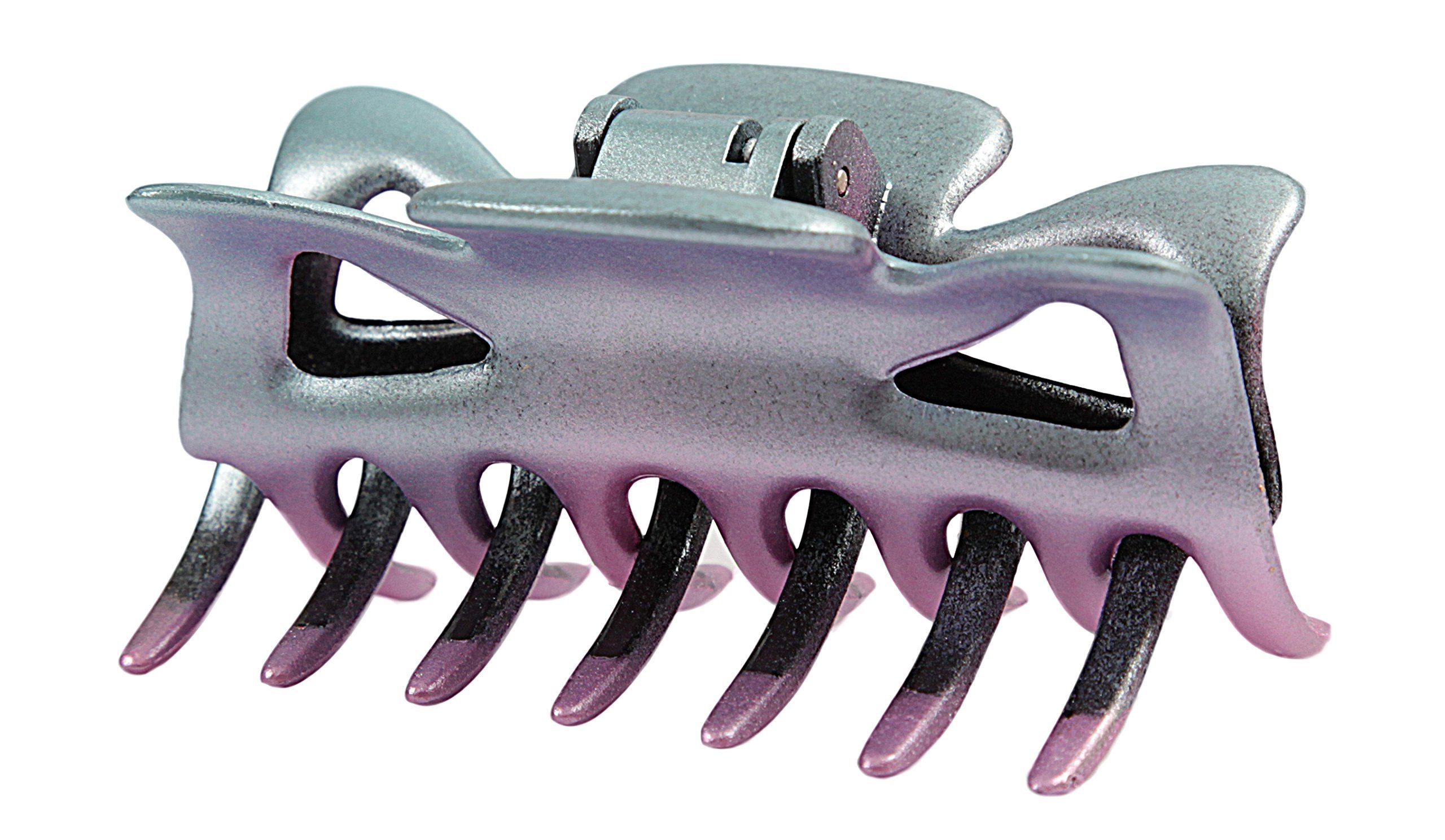 French Hand-Painted Patented Claw Clip - Pink Blend Hair Accessory for Women | Perfect for Updos, Ponytails & Everyday Styling