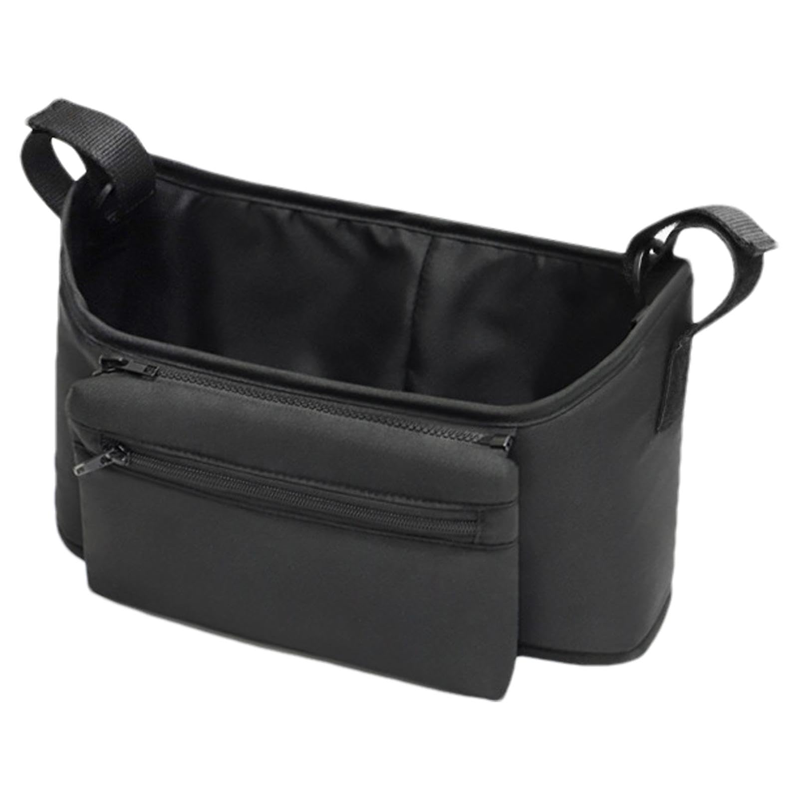 Portable Stroller Organizer with Multiple Compartments - Waterproof, Wear-Resistant & Pet-Friendly Baby Stroller Accessory with Zippered Pockets | Perfect for Diapers, Bottles, Toys & Pet Supplies On-The-Go