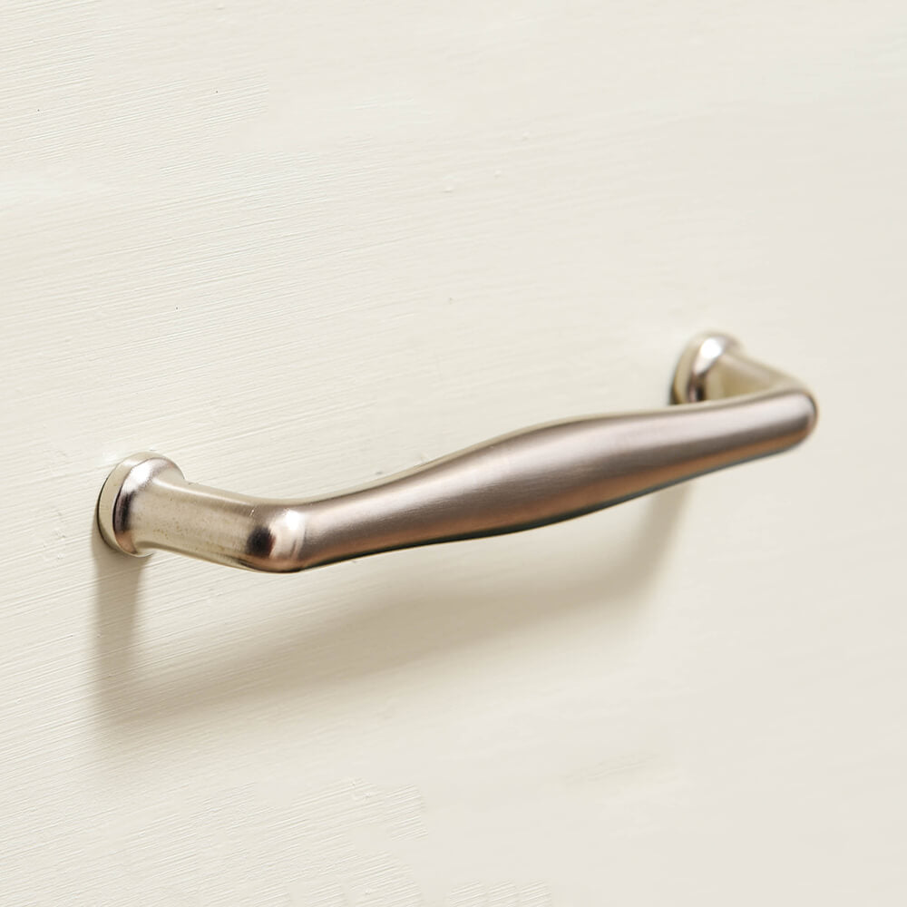 Elegant Satin Nickel Cabinet Pull Handle - Modern Kitchen & Bathroom Hardware for Drawers and Cabinets