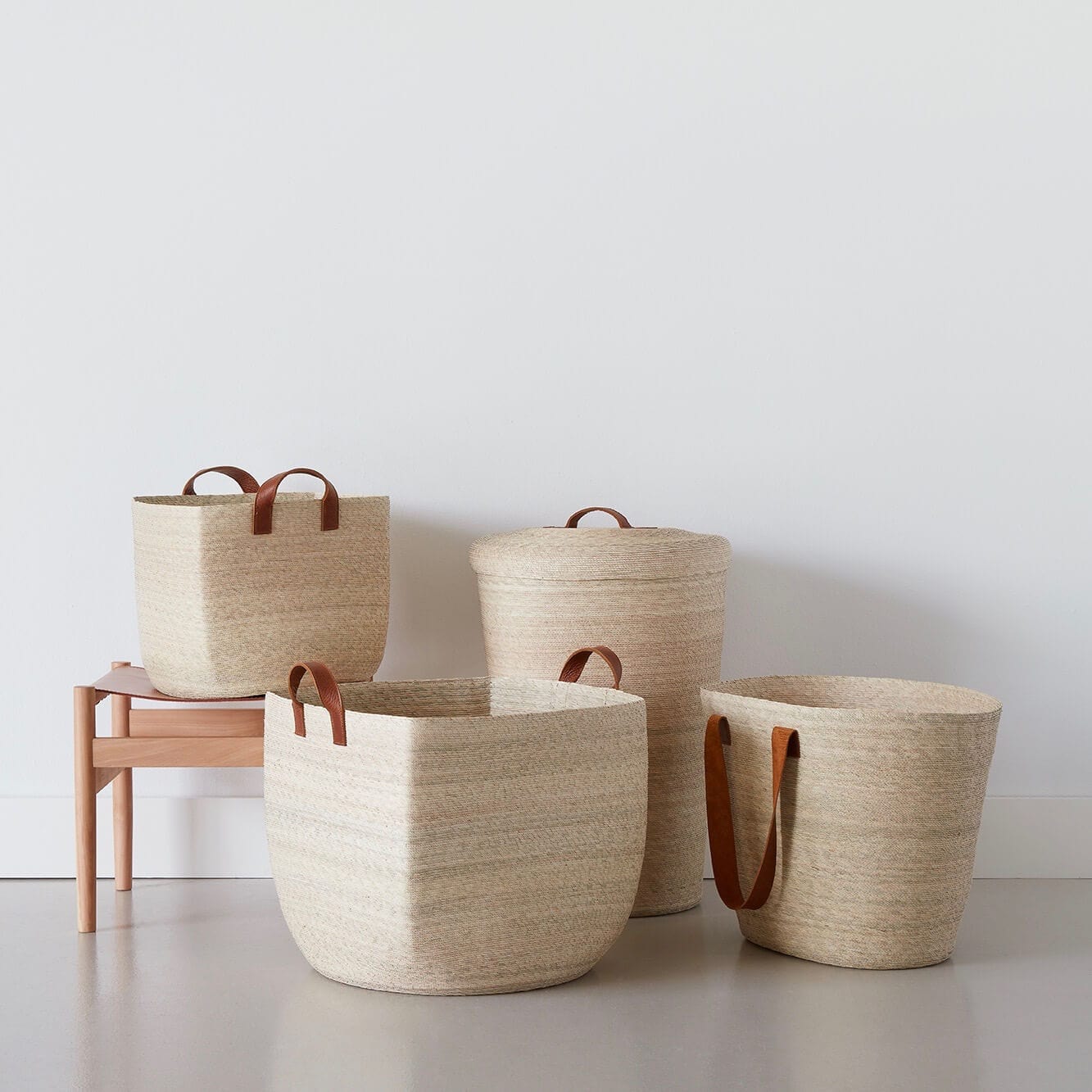 Eco-Friendly Woven Market Basket - Stylish Storage for Laundry, Toys & Organizing - Perfect for Home, Nursery & Office Use