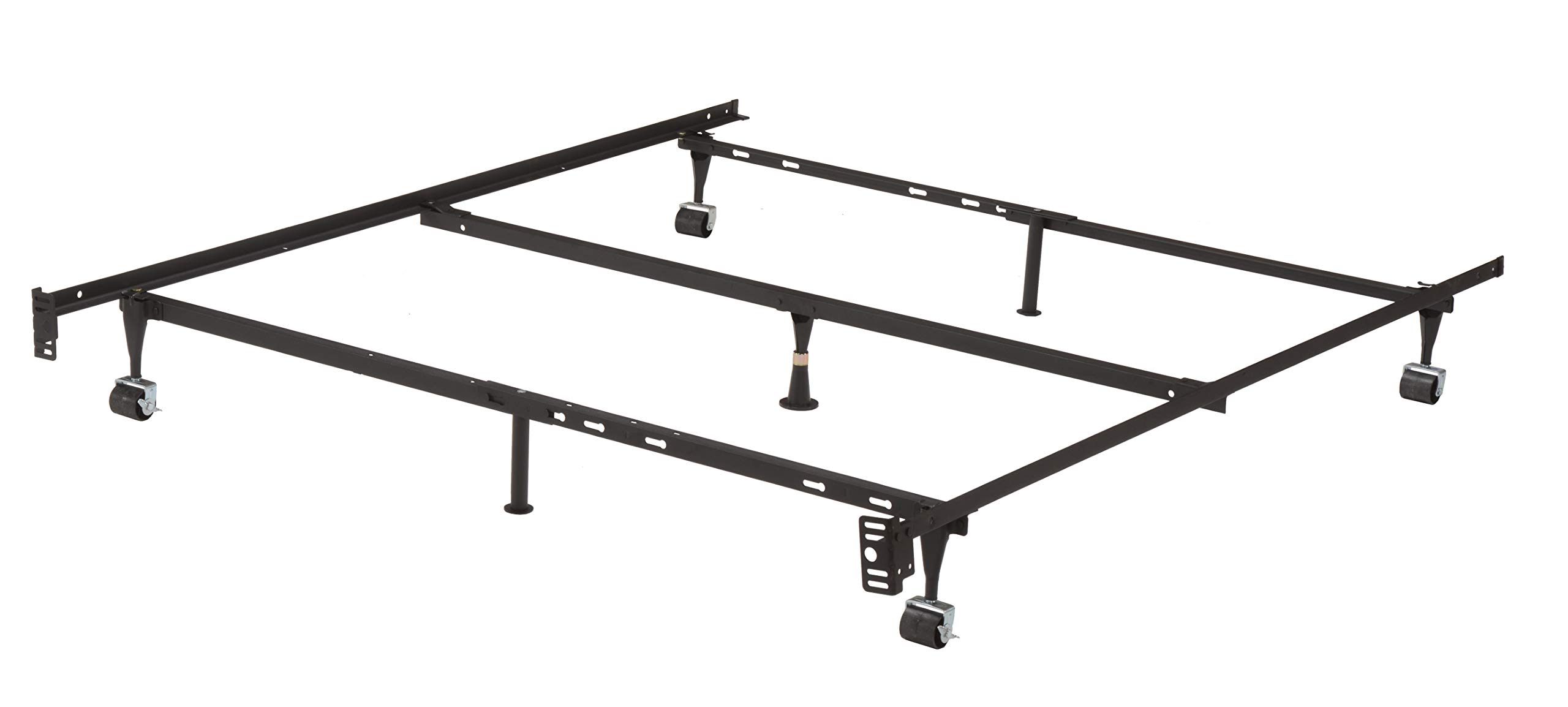 KB Designs – 7-Leg Adjustable Metal Bed Frame with Center Support Legs for Queen, Full, Full XL, Twin & Twin XL Beds – Sturdy Platform Bed Base for Enhanced Stability and Comfort in Bedrooms, Guest Rooms & Dorms