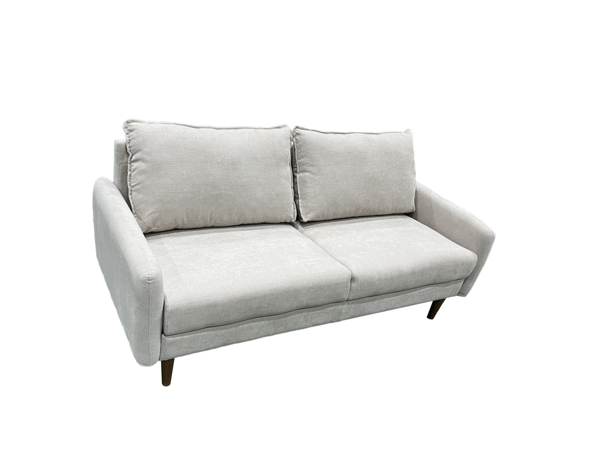 3 Seater Sofa Light Grey - Modern Living Room Furniture for Small Spaces, Apartments & Cozy Homes | Durable Fabric, Comfortable Cushions | Perfect for Relaxing, Entertaining & Family Gatherings