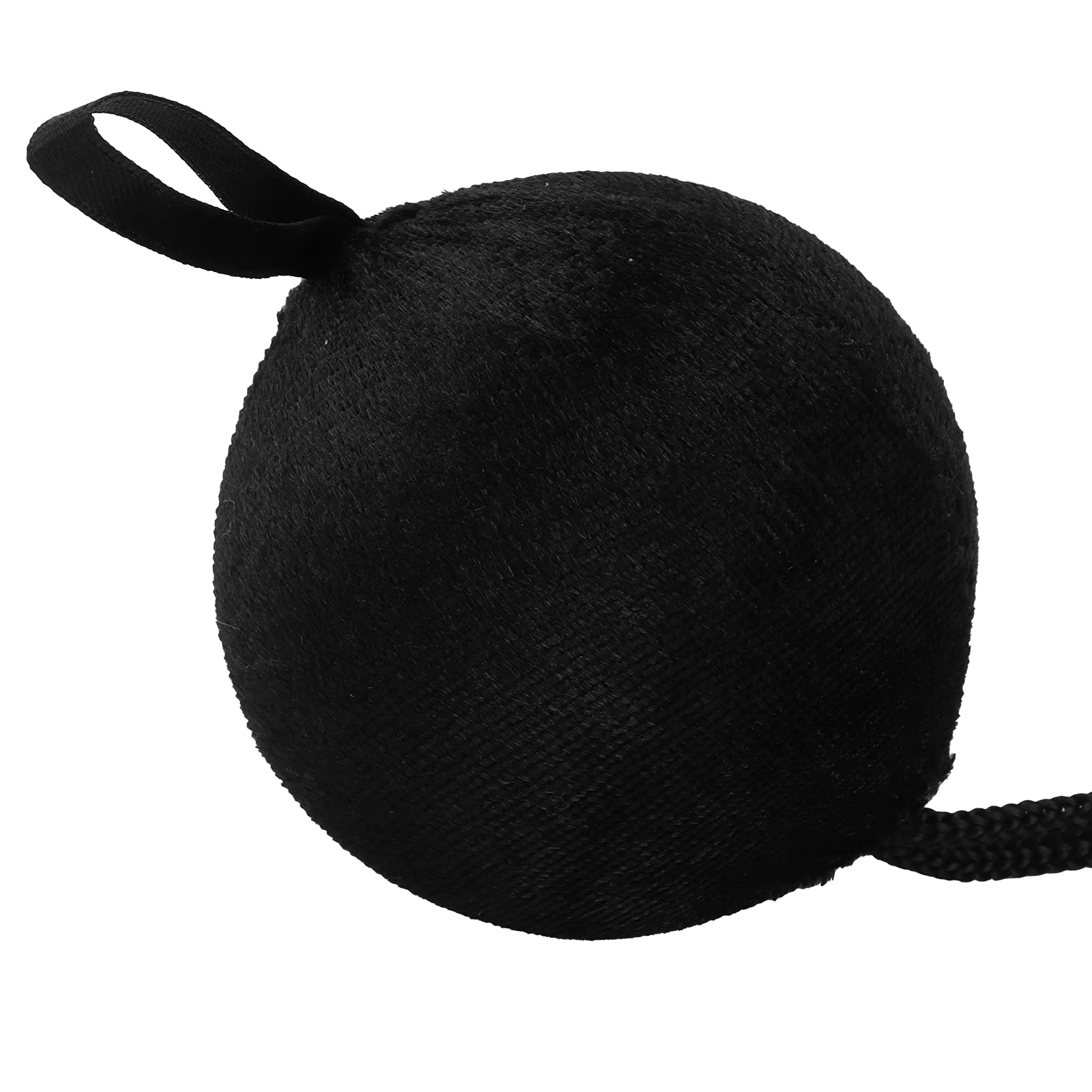 Yuecoom Adjustable Black Poi Chain Balls for Polynesian Dance Training & Performance - Soft Dance Balls for Fire Spinning, Flow Arts, and Hula Hoop Practice