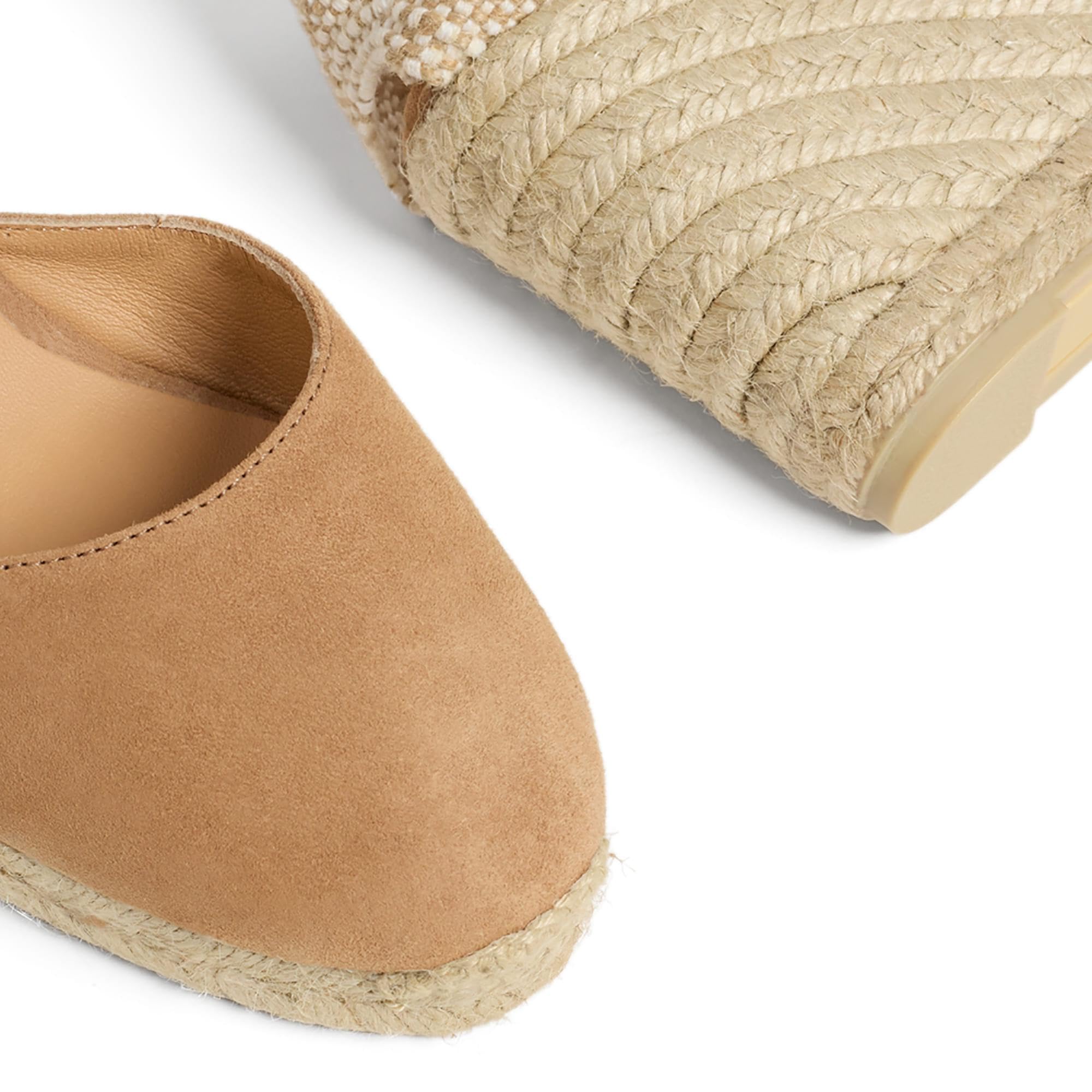 Castañer Women's Carina Espadrille Flats - Comfortable Summer Wedge Sandals for Beach, Vacation & Casual Outings