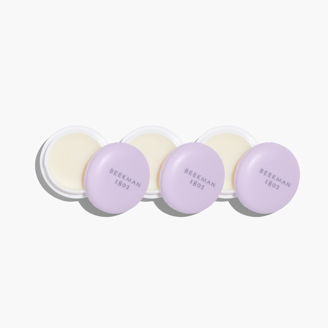 Lavender Macaron Lip Balm Set of 3 - Moisturizing & Nourishing Lip Care - Perfect for Dry Lips, Gifts, and Everyday Use