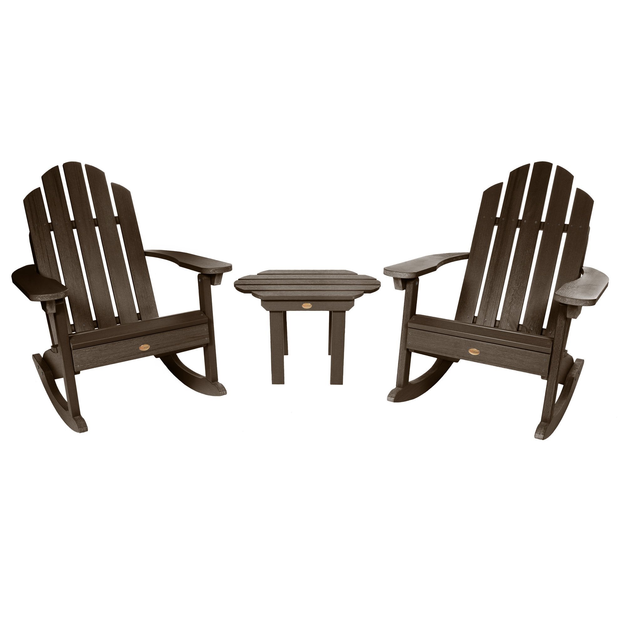 Classic Westport Rocking Chair and Table Set - Solid Wood Patio Furniture for Porch, Garden & Outdoor Relaxation | Perfect for Reading, Lounging & Entertaining Guests