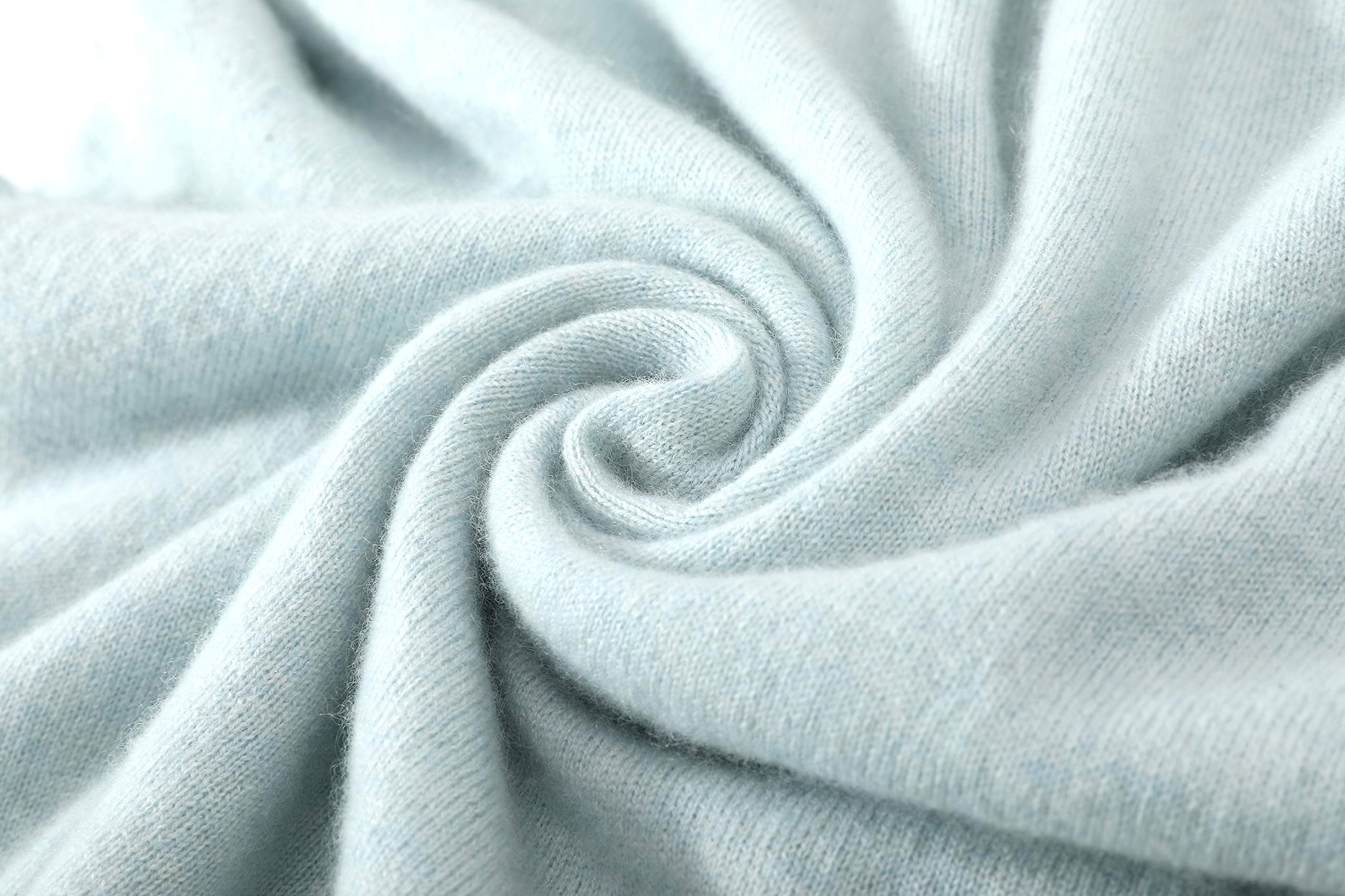 100% Pure Cashmere Women's V-Neck Pullover Sweater - Soft & Comfy Winter Knit Top for Casual Wear & Office Outfits