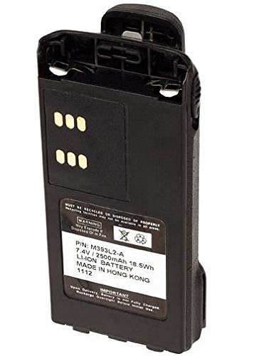 Affordable NTN9857C Replacement Battery - 7.4V 2500mAh Li-Ion Rechargeable Battery Compatible with Motorola Two-Way Radios | Perfect for Business Communication, Security Teams & Outdoor Adventures