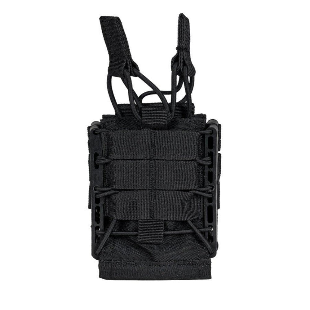 Tactical Double AR .223/5.56 & 7.62 Open Top Molle Magazine Pouch - Quick Access for Military, Hunting & Range Shooting