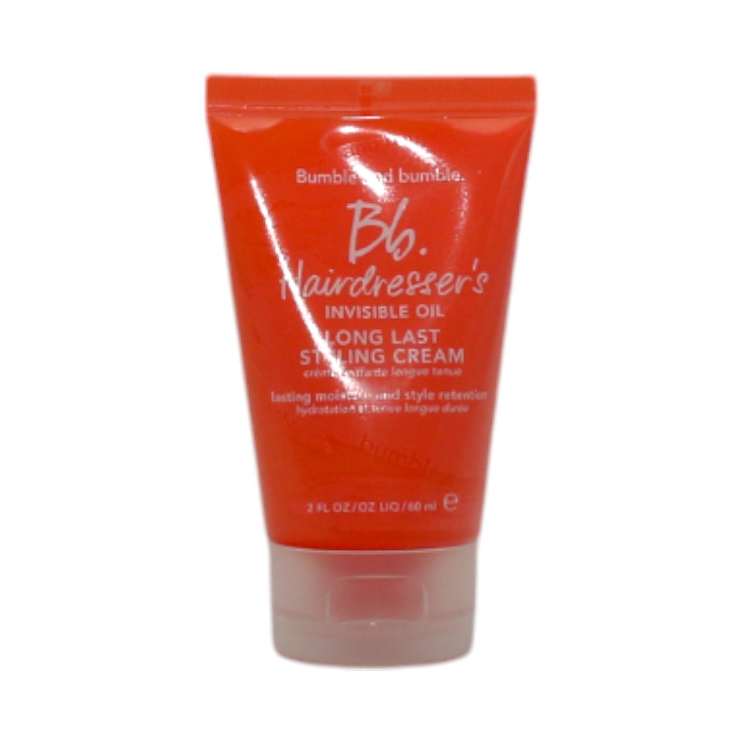 Bumble and Bumble Invisible Oil Long Last Styling Cream 2 oz - Heat Protectant & Frizz Control for Smooth, Shiny Hair - Perfect for Daily Styling & Salon-Quality Results at Home