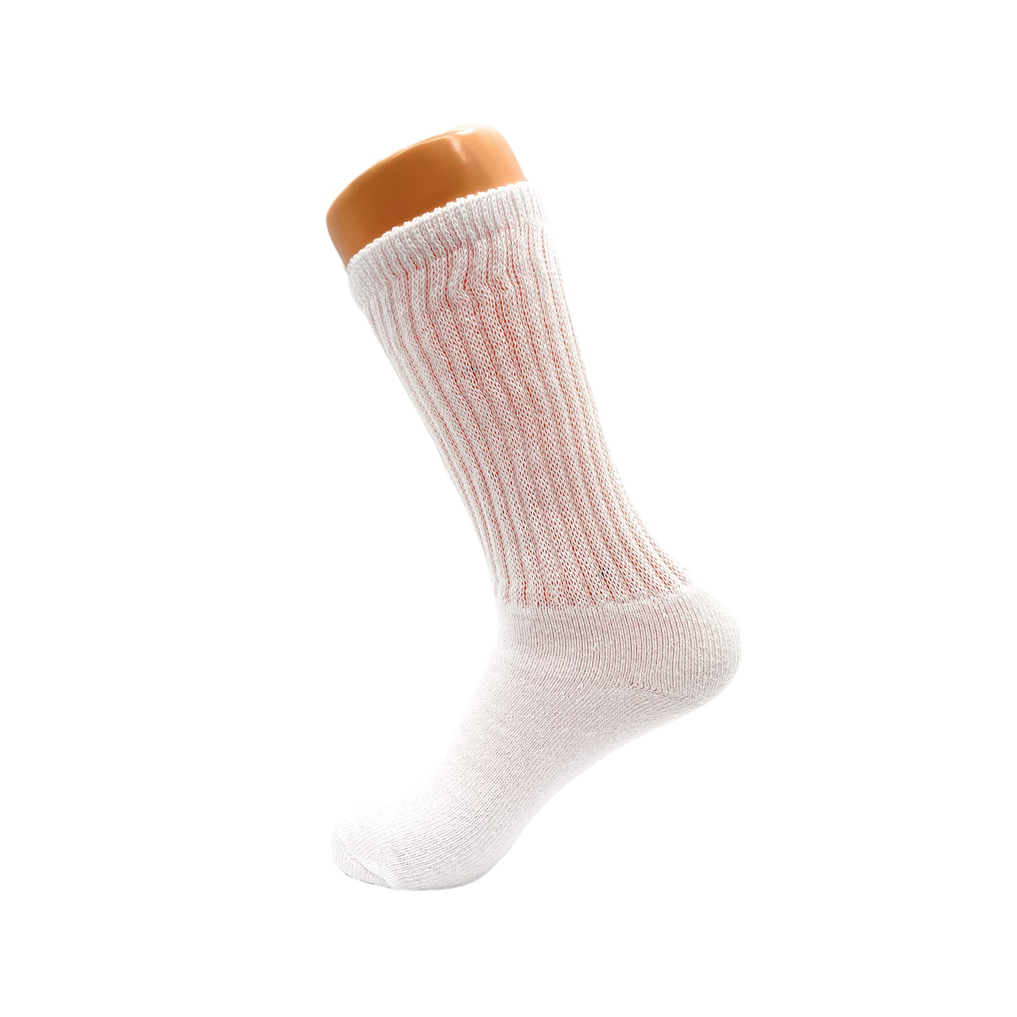 Premium American-Made Women's Cotton Mid-Calf Crew Socks - 3-Pack Cushioned Comfort for Work, Hiking & Everyday Wear