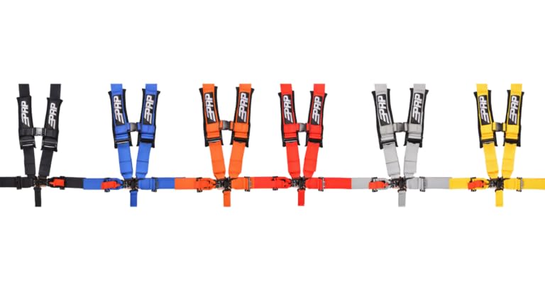 PRP SB5.3B 5-Point Racing Harness with 3-Inch Wide Blue Safety Belts - Ideal for Off-Road Vehicles, Rally Cars & Motorsports Safety Gear