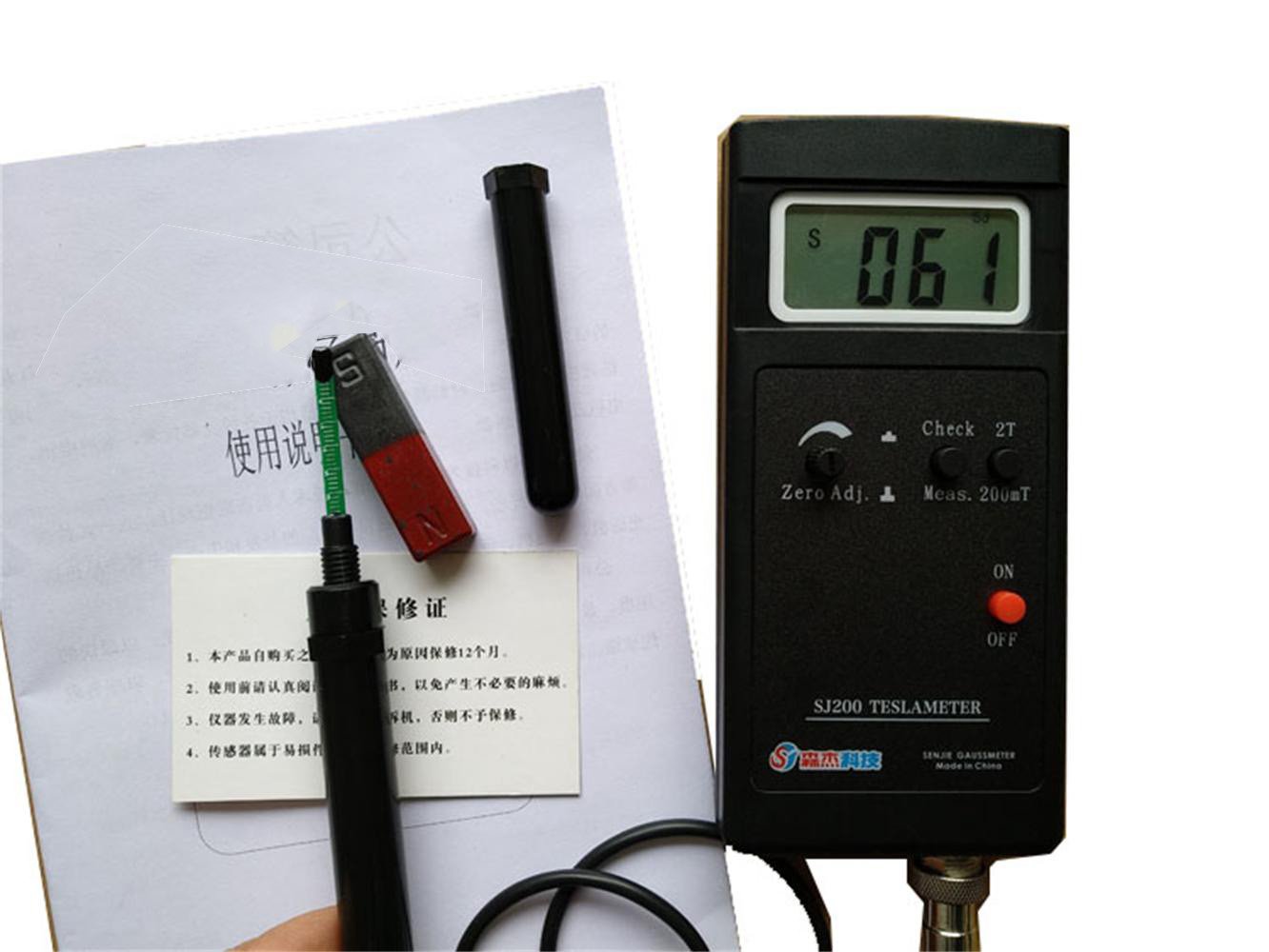 High Precision Digital EMF Meter - Handheld Gauss Meter & Tesla Meter for Magnetic Field Testing | Home, Lab & Industrial Use