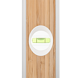 Premium Bamboo Spirit Level - High Accuracy ECO-Friendly Bubble Level Tool for Carpentry, DIY Projects & Home Renovations | Perfect for Woodworking, Picture Hanging & Wall Mounting