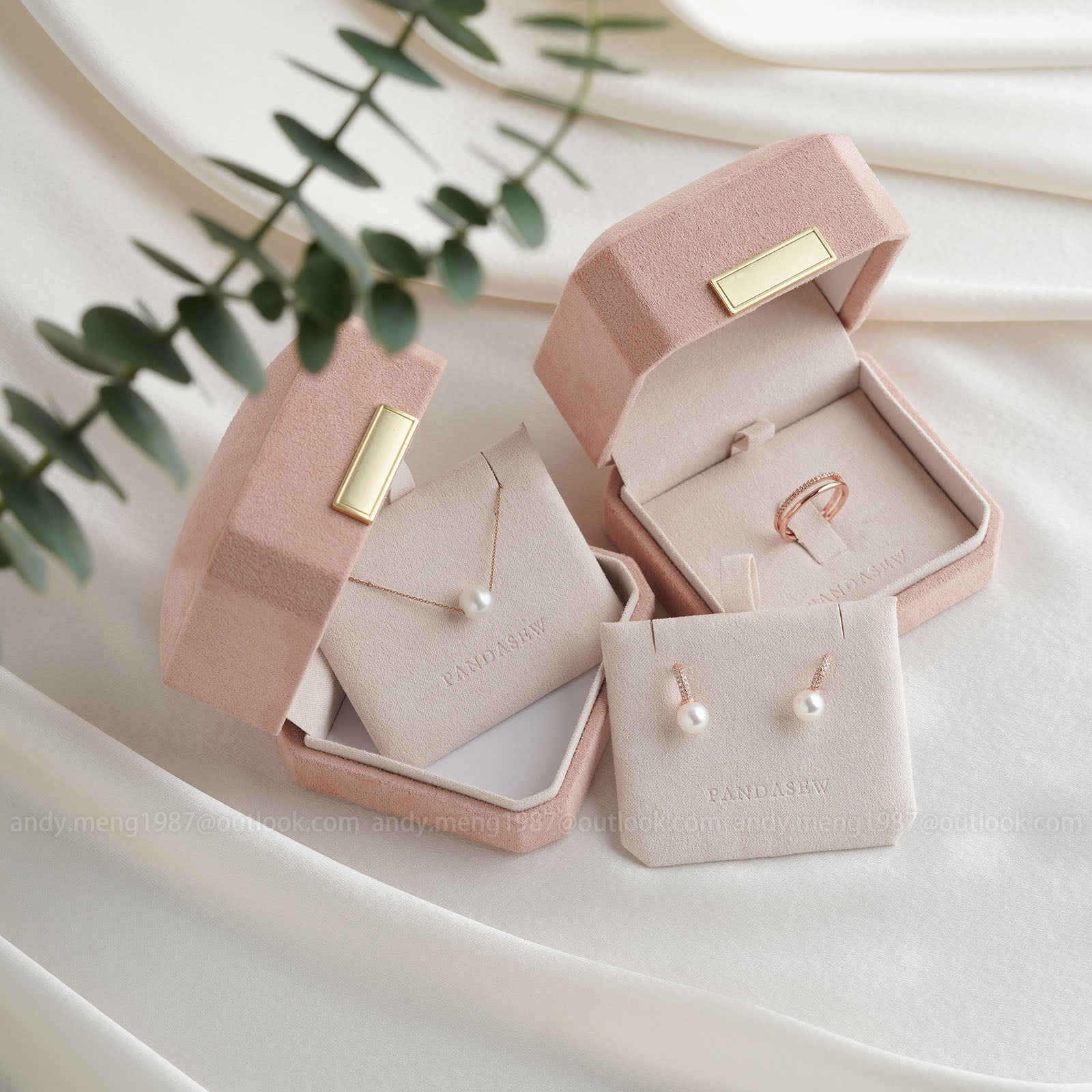 25PCS 7.7x7.2x5cm Velvet Jewelry Box Set - Luxury Ring, Earring & Necklace Display Case for Wedding, Engagement & Gift Presentation - Premium Velvet Lined Storage Organizer for Jewelers & Retail Stores