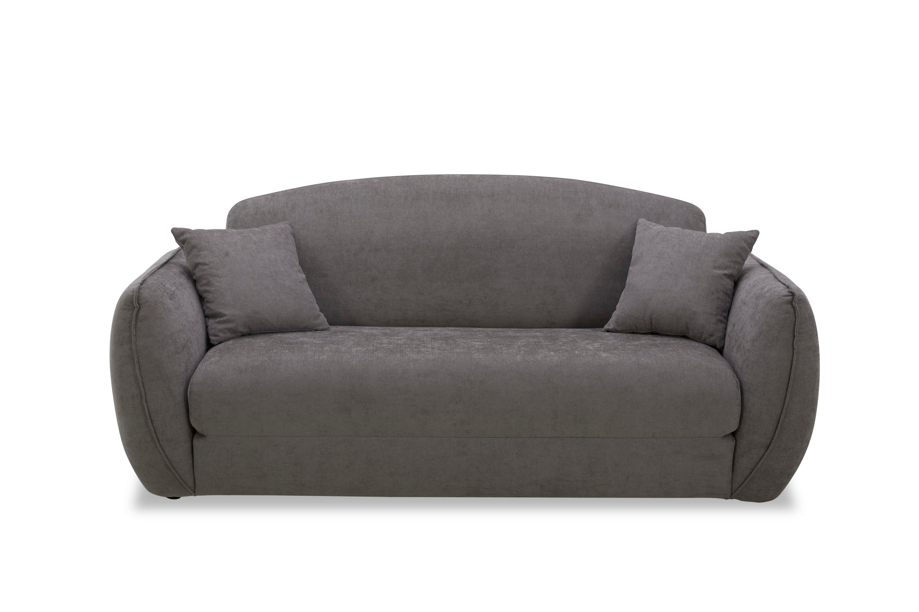 Hyam Sofa Bed - Velora Smoke Gray Convertible Sleeper for Small Spaces | Perfect for Apartments, Guest Rooms & Home Offices