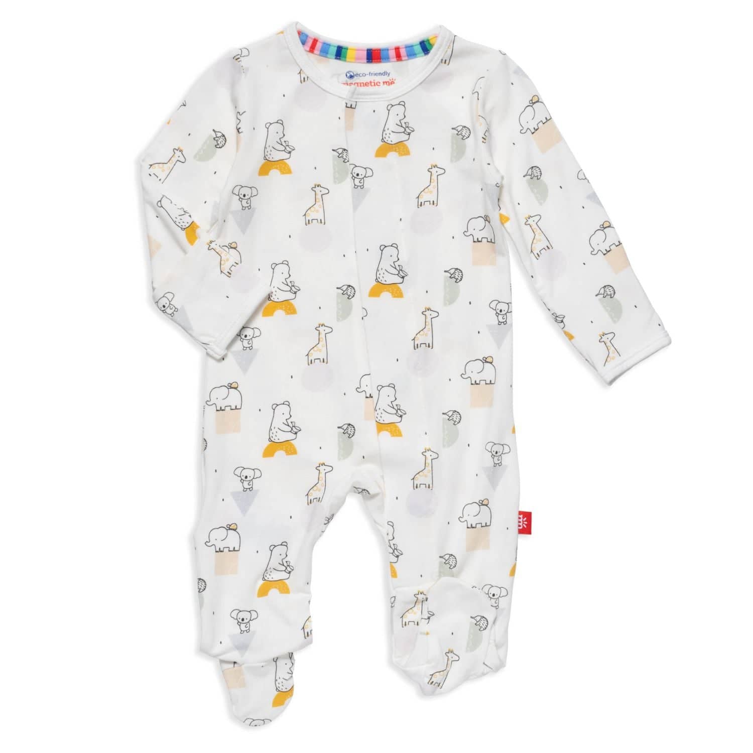 Soft Modal Magnetic Footie Socks for Babies & Toddlers - Cozy Non-Slip Infant Socks for Playtime, Crawling & First Steps