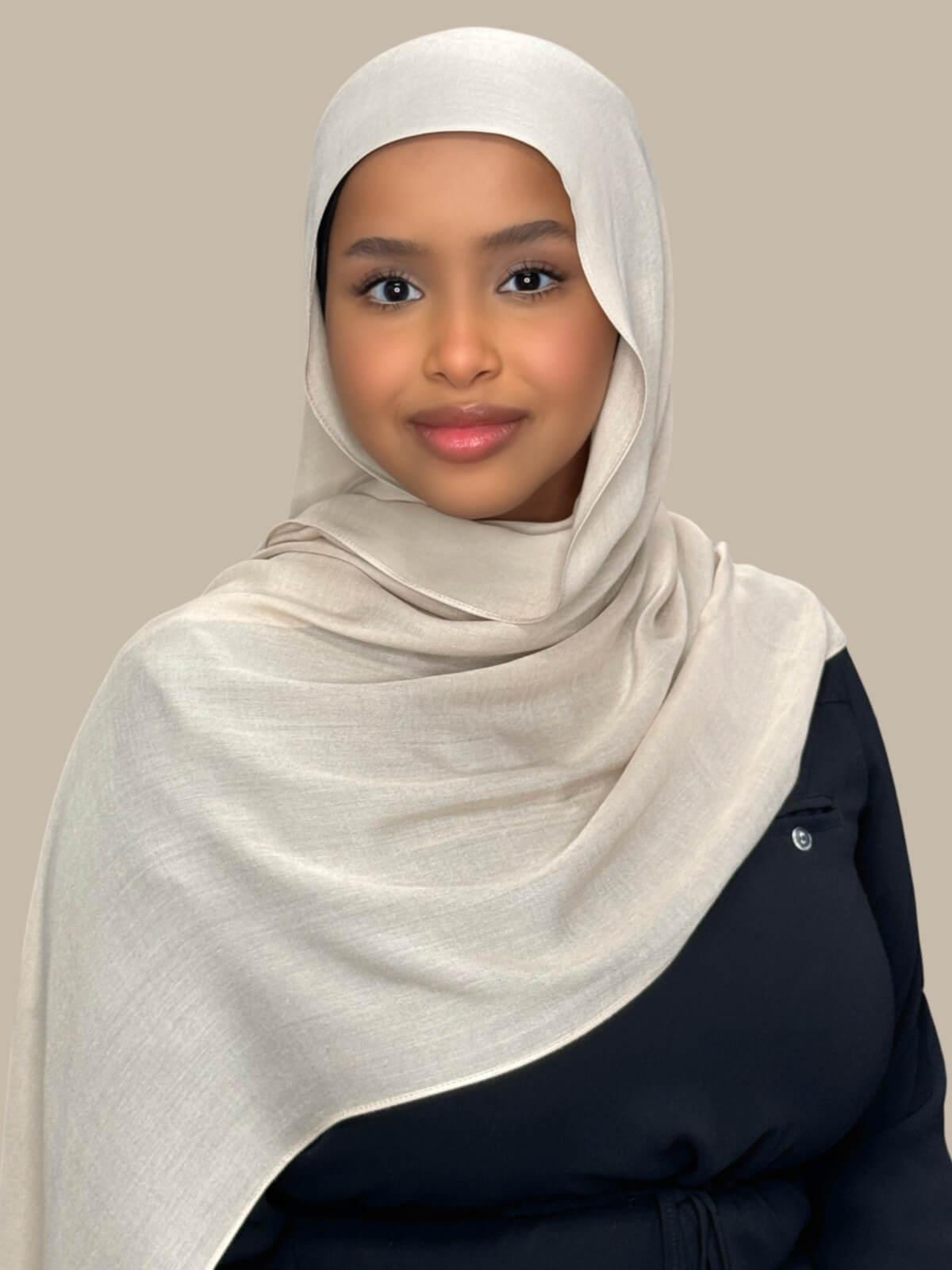 Soft Cotton Modal Hijab Scarf - Breathable & Lightweight for Women - Perfect for Daily Wear, Prayer, and Fashion Accessories