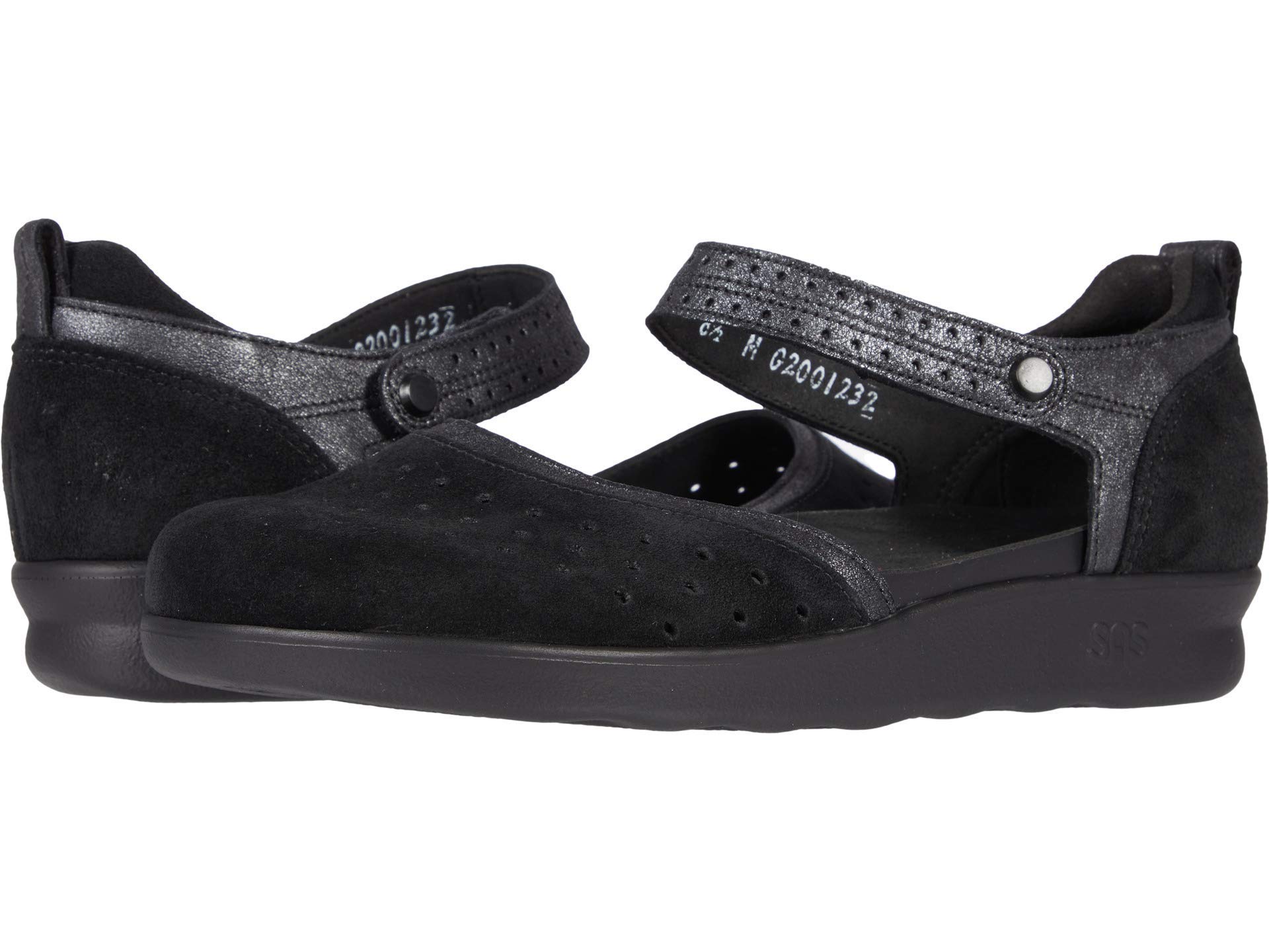 SAS Eden Comfort Mary Jane Shoes for Women - Wide Width 7.5 (C) - Comfortable Work & Casual Slip-Ons for Nurses, Teachers & All-Day Wear