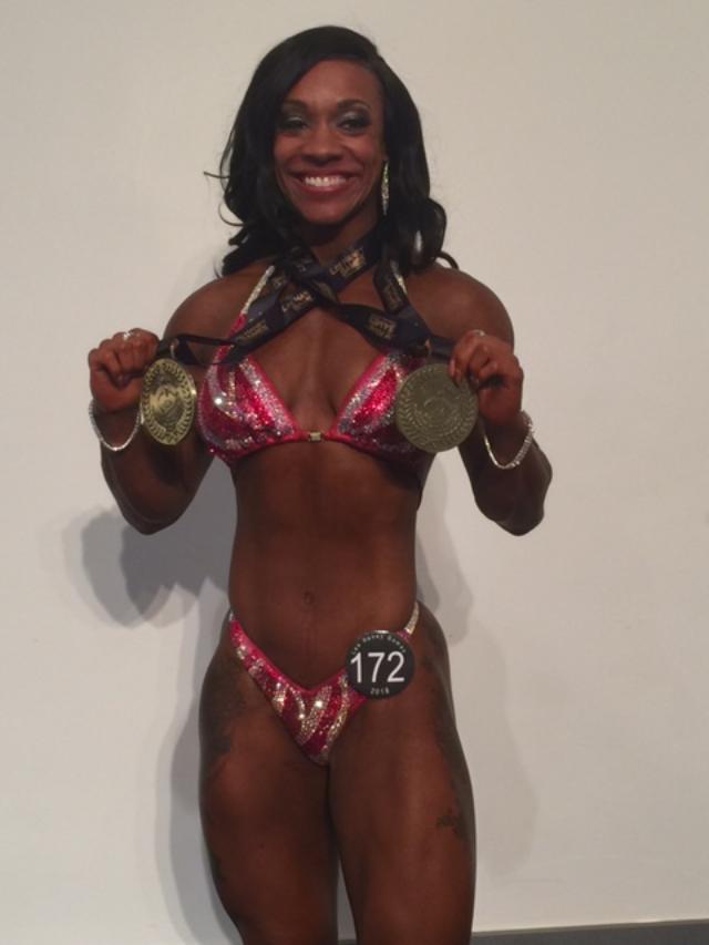 Red Competition Bikini Suit - High-Quality Physique Posing Swimwear for Women | Proven Winner | Perfect for Bodybuilding, Fitness Shows & Beach Vacations