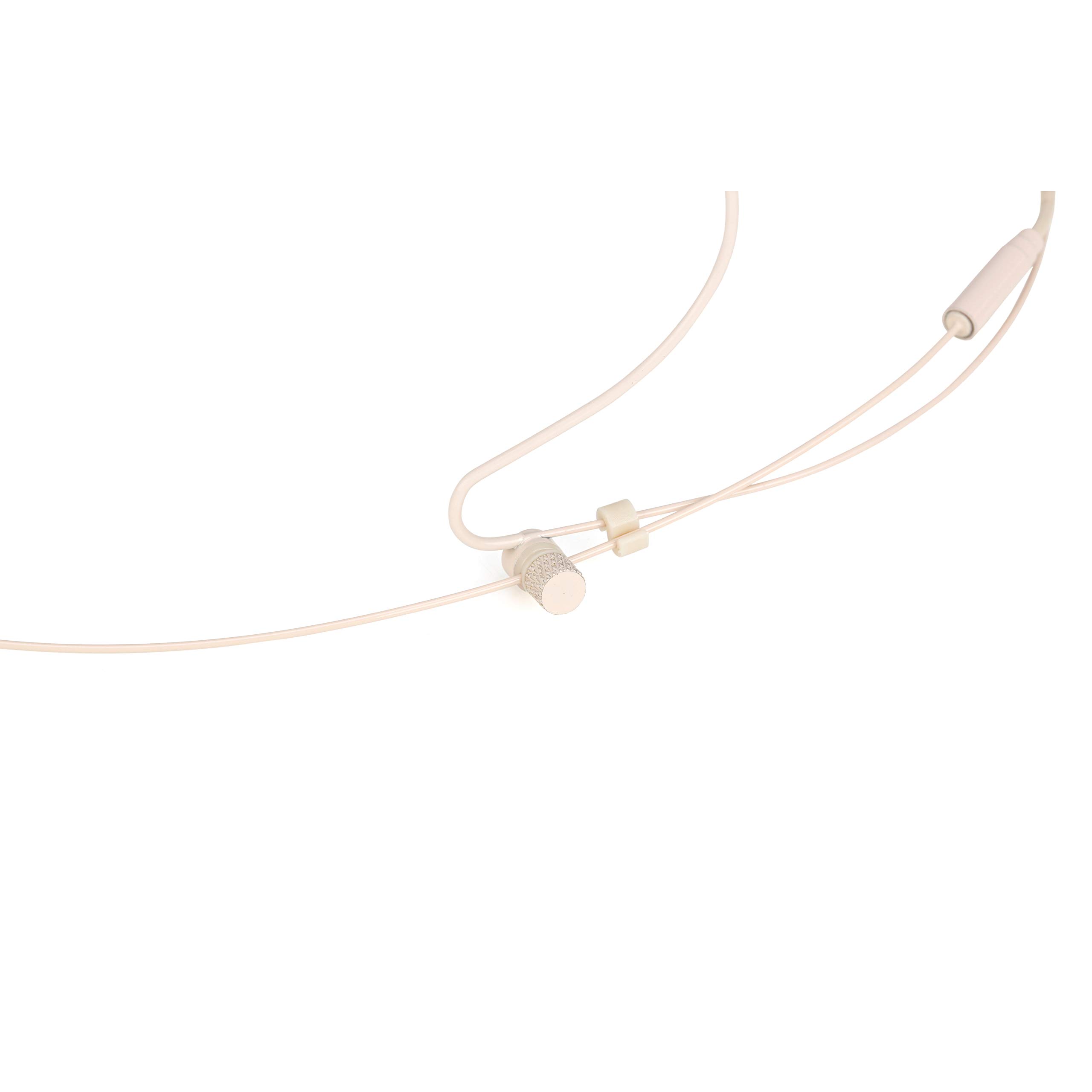 Saramonic DK6D Lightweight Omnidirectional Headset Mic with TA5F Locking Connector for Lectrosonics Wireless Systems - Perfect for Podcasting, Broadcasting & Live Performances