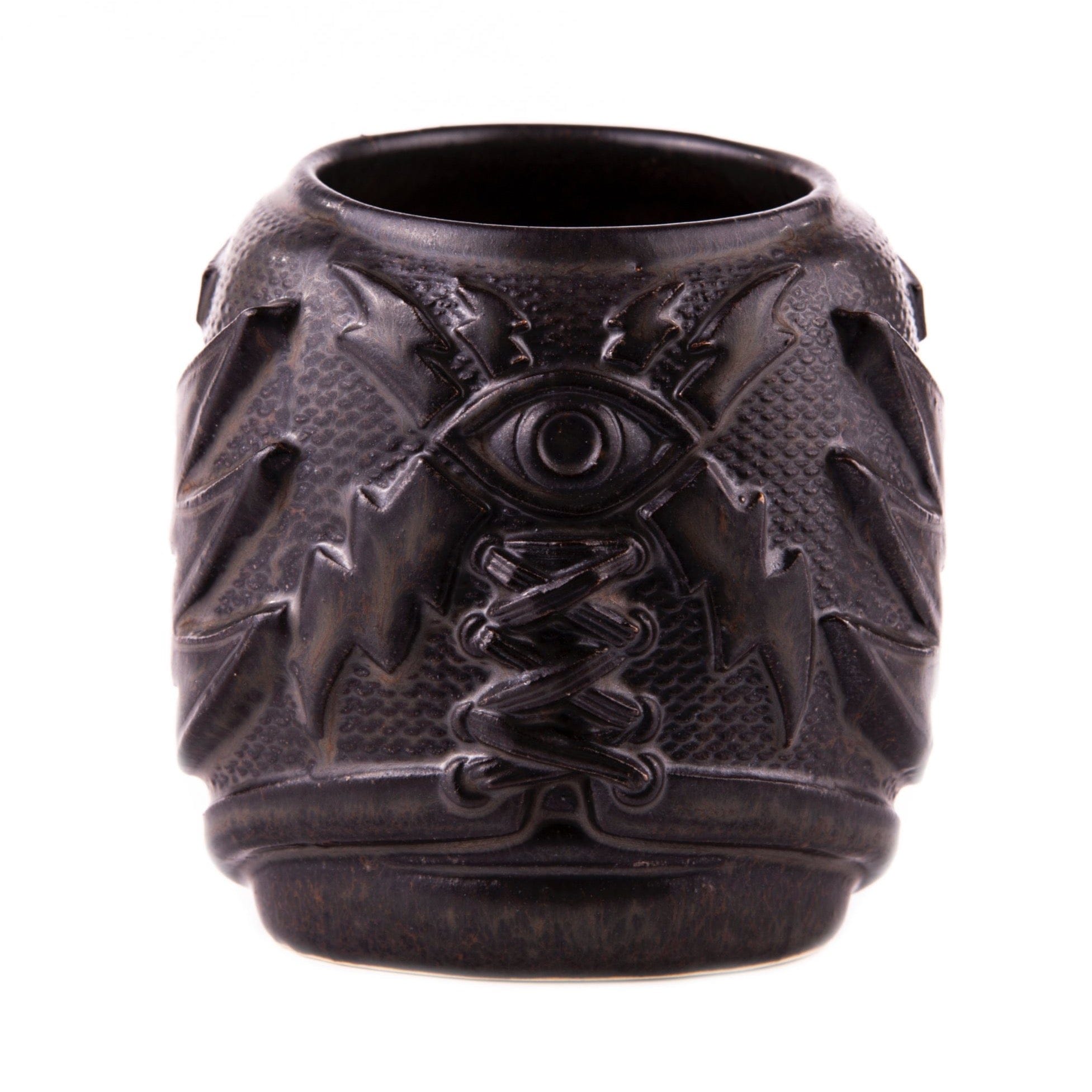 El Ojo Fantastico Tiki Mug - Reclusa Parda Variant | Handcrafted Ceramic Tiki Cup for Tropical Cocktails, Home Bar Decor & Themed Parties