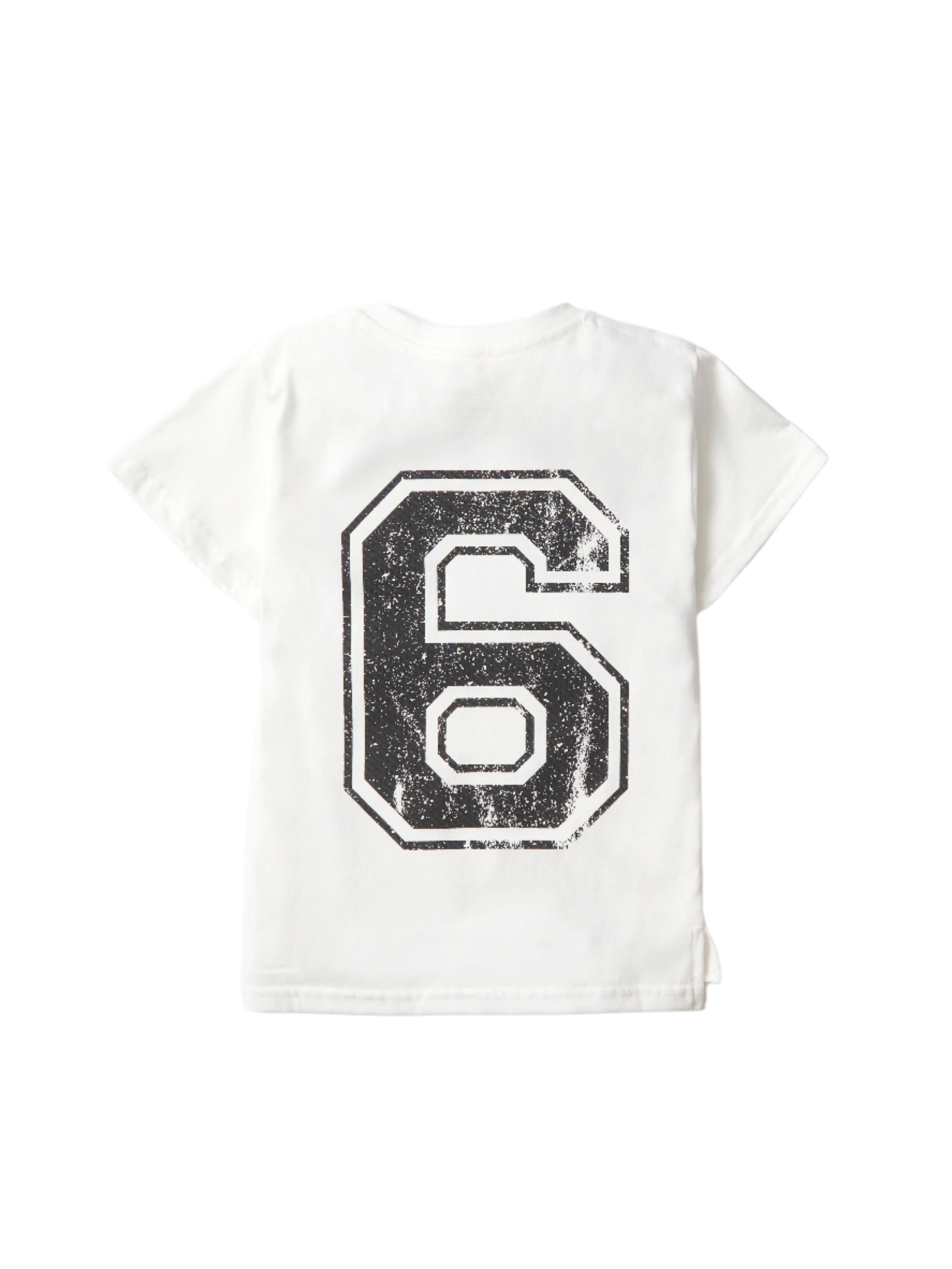 6th Birthday Elevated Tee - Premium White Cotton T-Shirt for Kids Birthday Parties & Celebrations