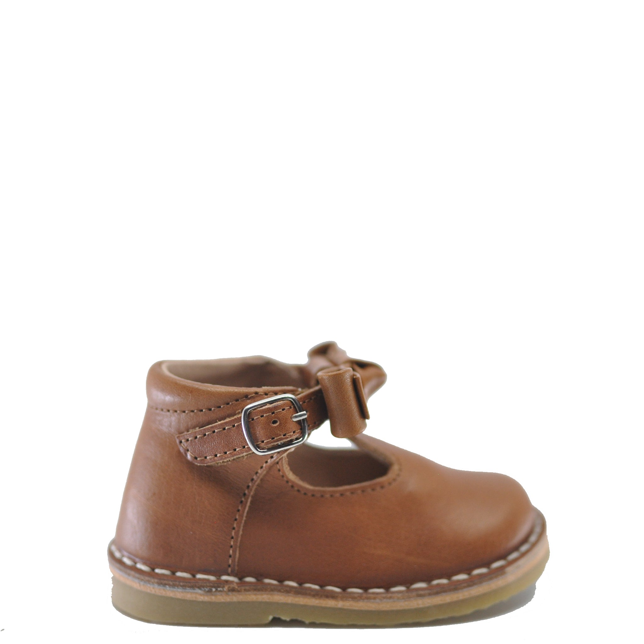Petit Nord Baby Bootie Luggage Bow - Soft Leather Infant Shoes for Newborns & Toddlers - Perfect for Travel, Photography & Special Occasions