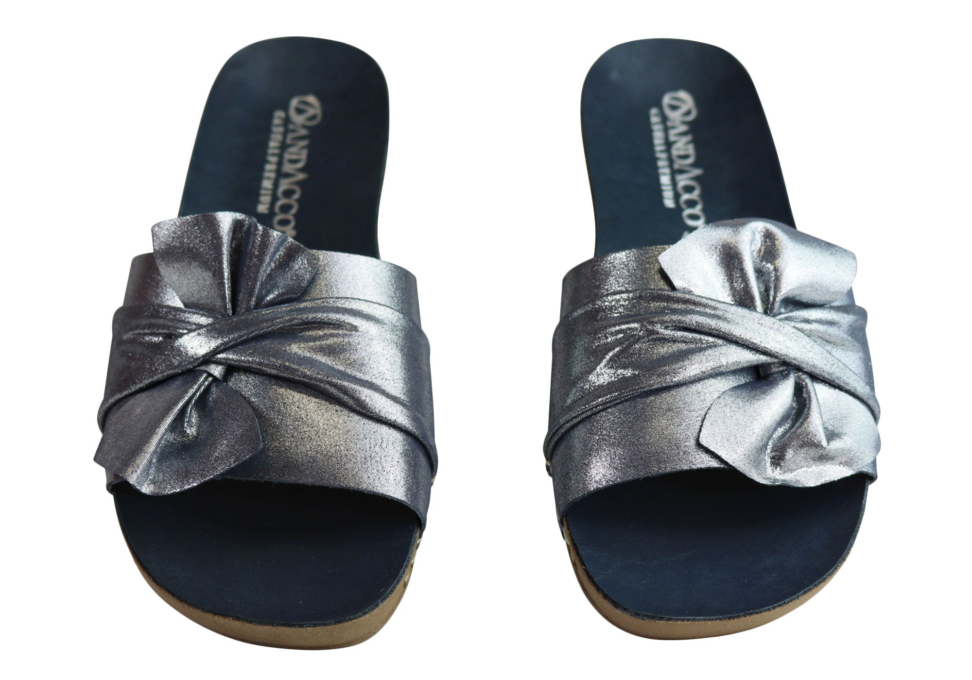 Andacco Women's Comfortable Leather Slide Sandals - Handmade in Brazil - Perfect for Beach, Pool, and Summer Casual Wear