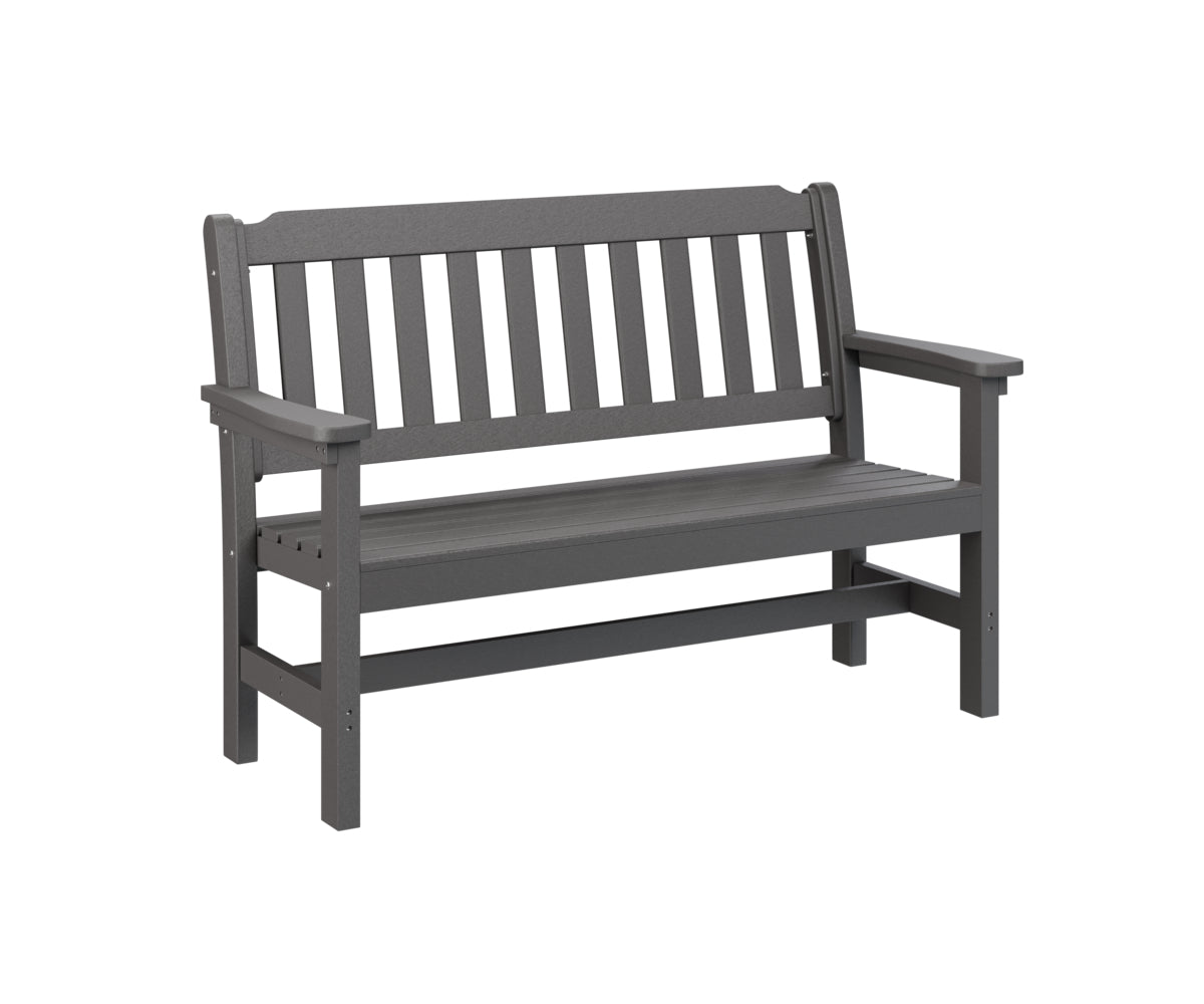 Berlin Gardens Outdoor Garden Bench - Heavy Duty Weather-Resistant Wooden Bench for Patio, Backyard, and Garden Seating - Perfect for Relaxing and Entertaining Guests