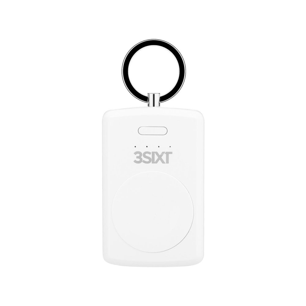 3sixT JetPak 1000mAh Apple Watch Portable Charger - Magnetic Power Bank Keychain for Apple Watch Series 9/8/7/6/SE/5/4/3/2 - Perfect for Travel, Workouts & On-the-Go Charging