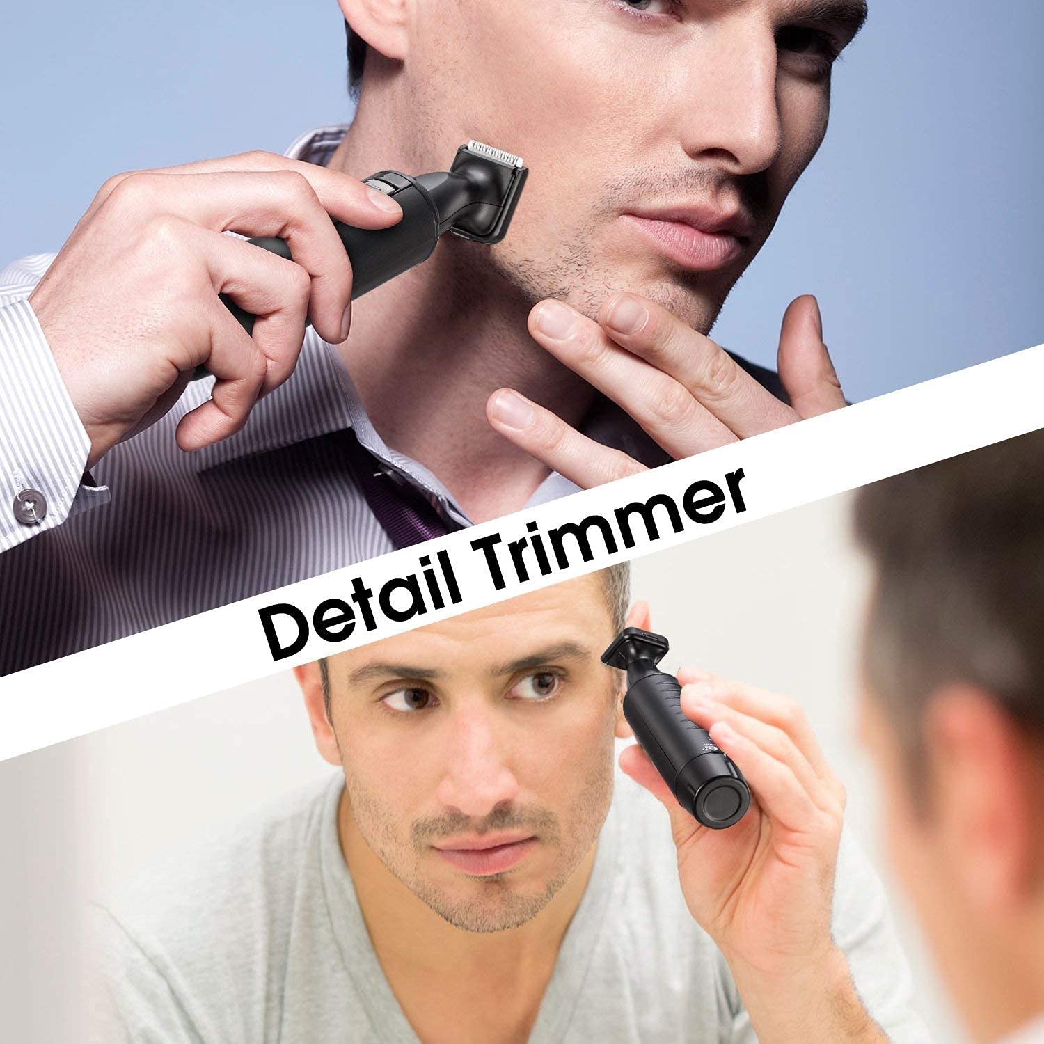 Professional USB Rechargeable Ear & Nose Hair Trimmer for Men & Women - Waterproof Lightweight Nasal Hair Clipper for Personal Grooming - Perfect for Travel, Home & Gym Use