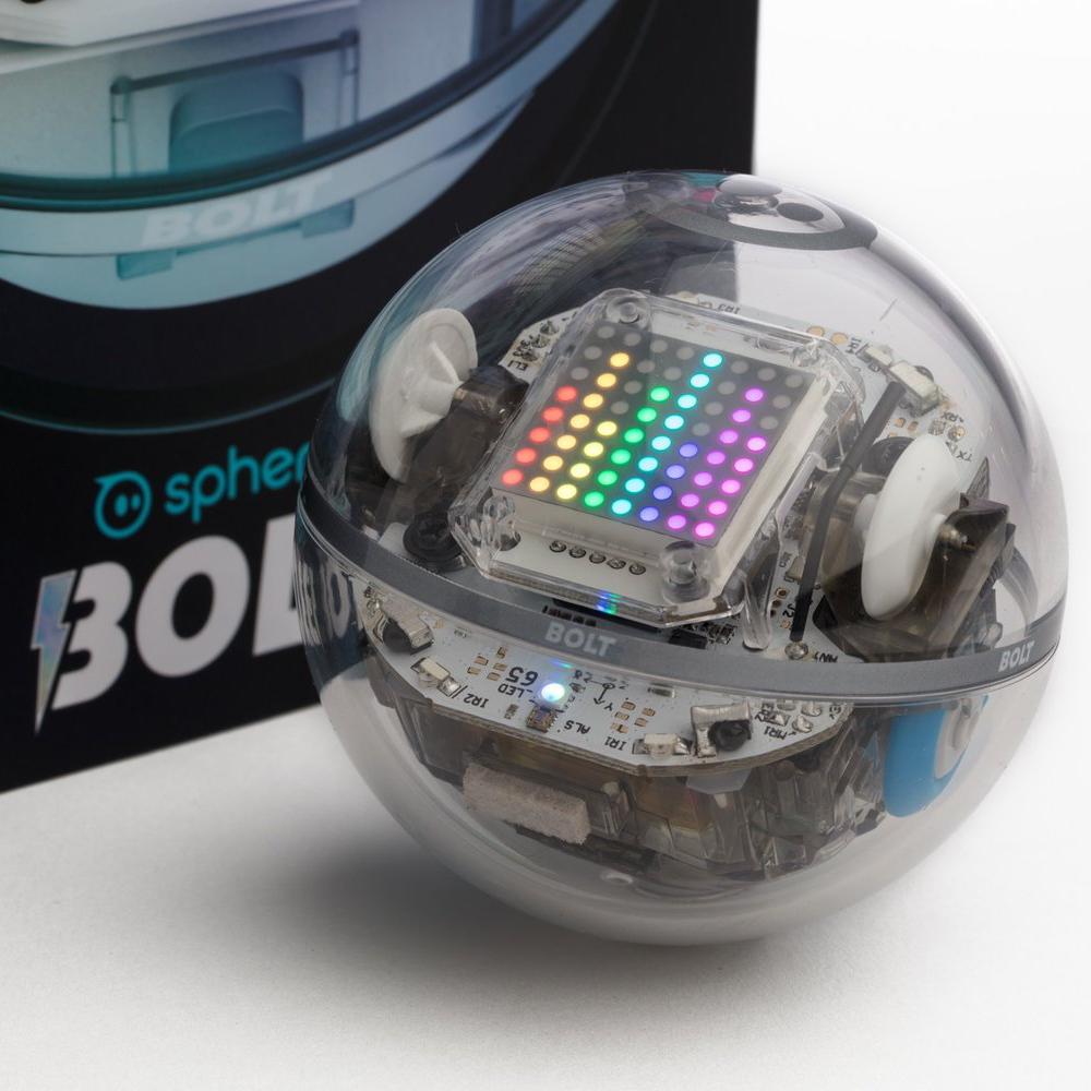 Sphero Bolt App-Enabled Robot Ball - STEM Learning Toy for Kids & Teens - Programmable Coding Robot for Education & Play - Perfect for Home, School & STEM Activities