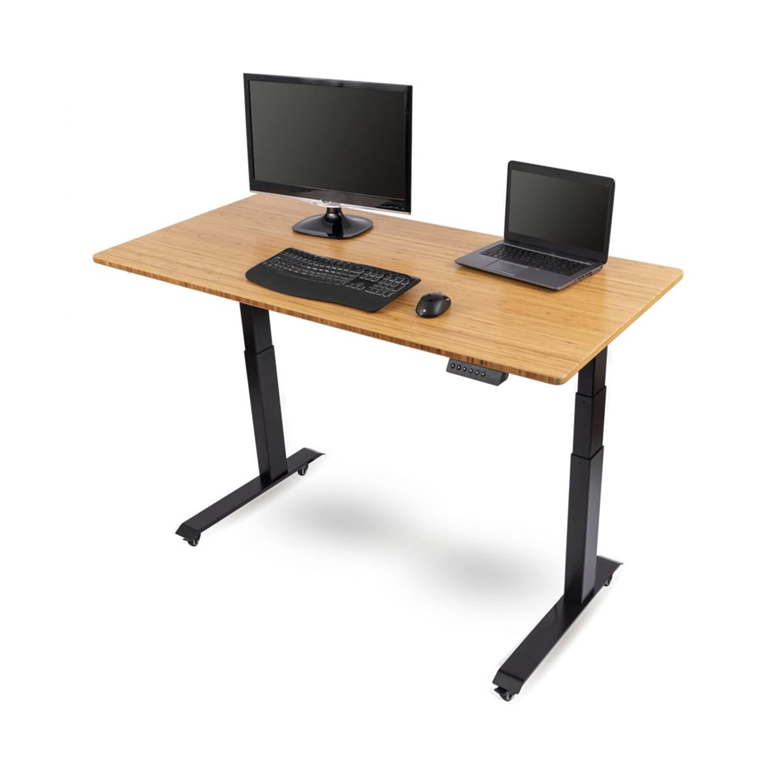 Electric Adjustable Height Standing Desk with Programmable Memory - 60