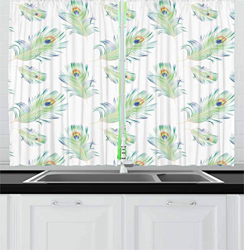 Fern Green Indigo and White