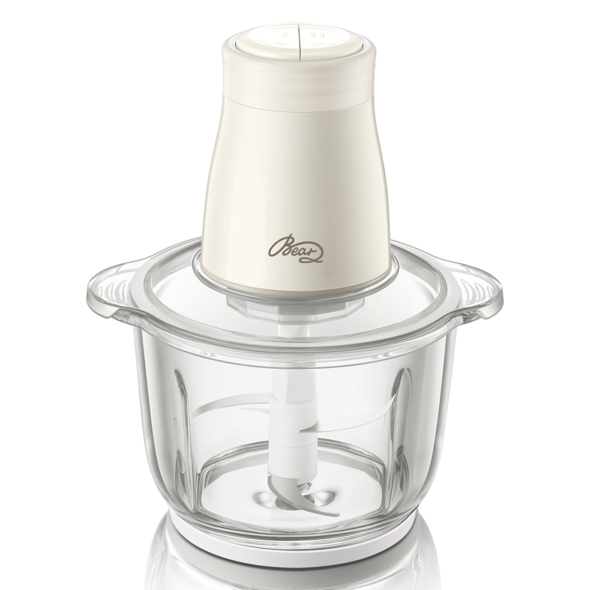 Bear FCM 300CW Commercial Food Chopper - Heavy Duty 300W Electric Meat Grinder & Vegetable Dicer for Restaurant, Kitchen, Catering - Perfect for Chopping Nuts, Onions, Garlic & More