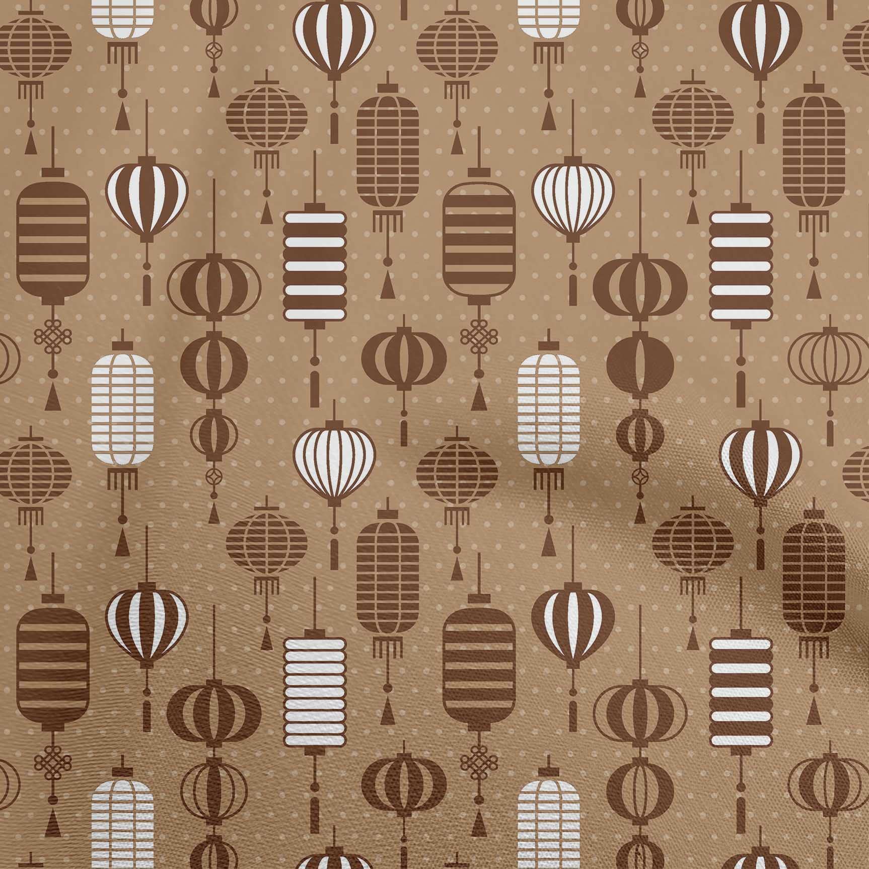 Premium Velvet Brown Fabric for Quilting & Sewing - 58 Inch Wide by The Yard | Perfect for Asian Chinese Lamps, Home Decor & DIY Projects
