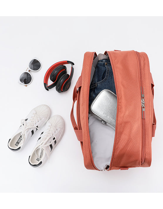 Tosca TCA720 Vega 40cm Rust Tote Bag - Stylish Cabin Luggage for Travel, Work & Daily Commute