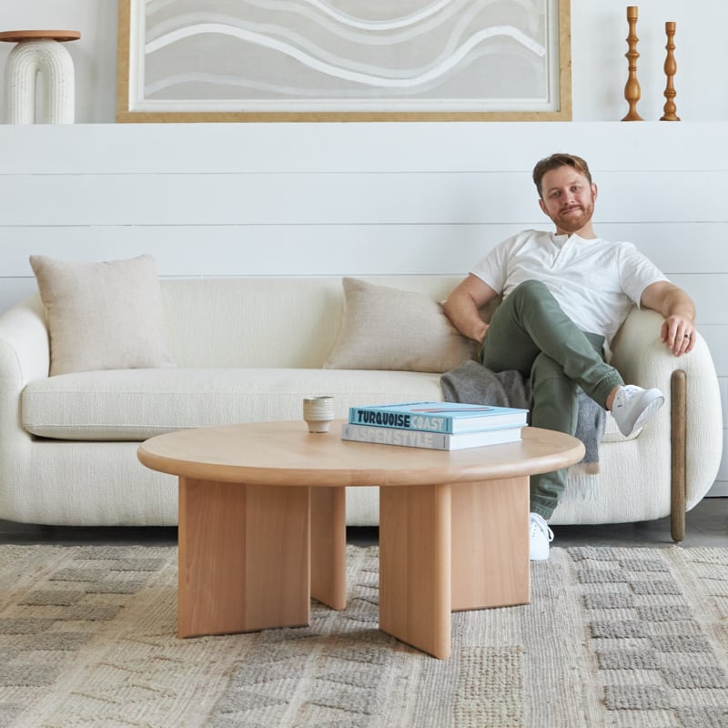 Eco-Friendly Zero Waste Coffee Table - Sustainable Wooden Living Room Furniture for Small Spaces | Perfect for Apartments, Eco-Conscious Homes & Minimalist Decor
