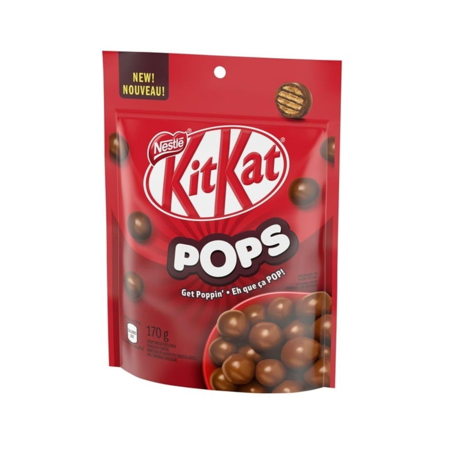 Kit Kat Pops Milk Chocolate Snacks - 6 oz (Pack of 2) | Crunchy Wafer Candy Bars | Perfect for Lunchboxes, Office Snacks & Movie Nights